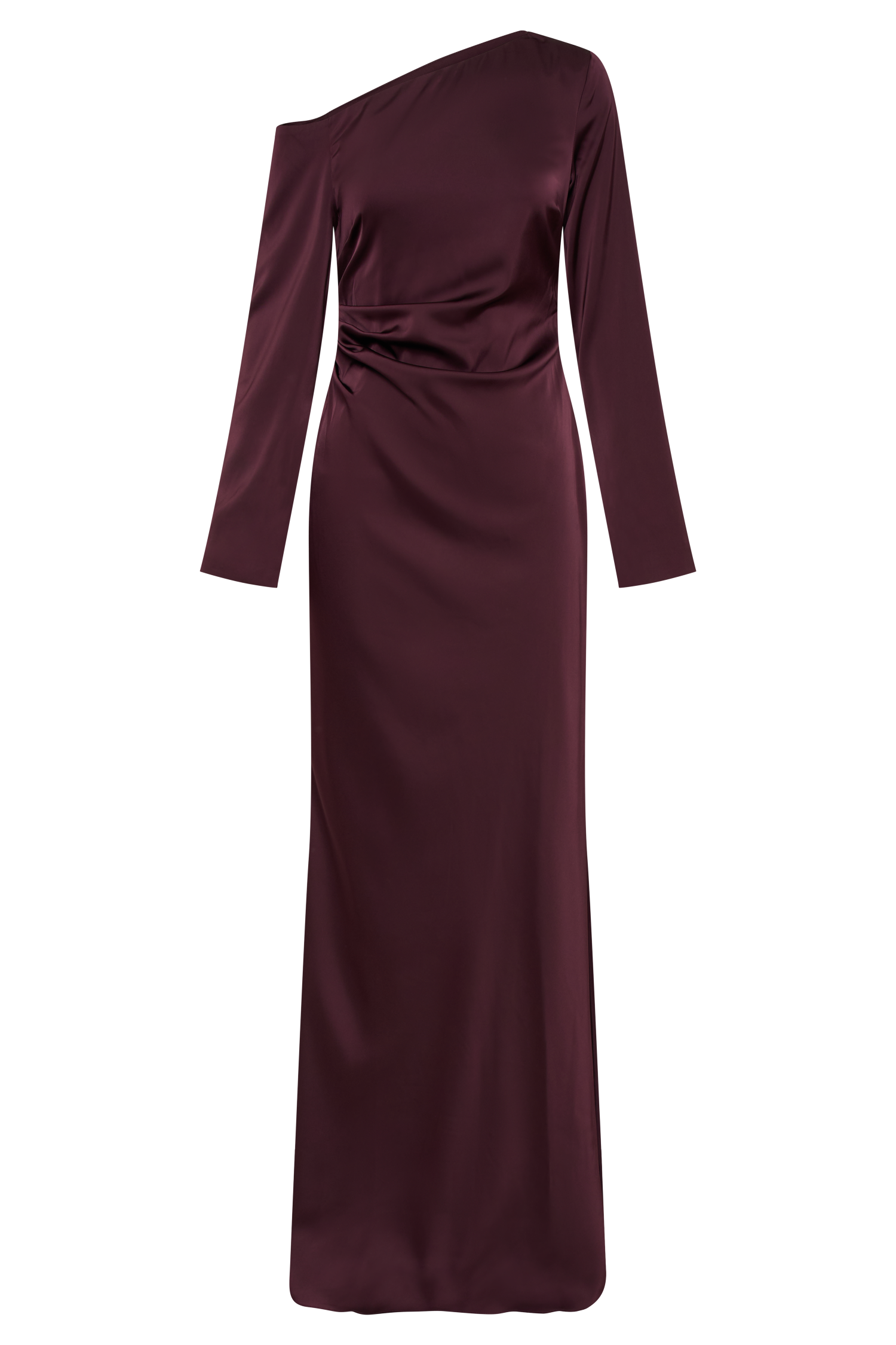 Avery Long Sleeve Maxi Dress - Plum #7