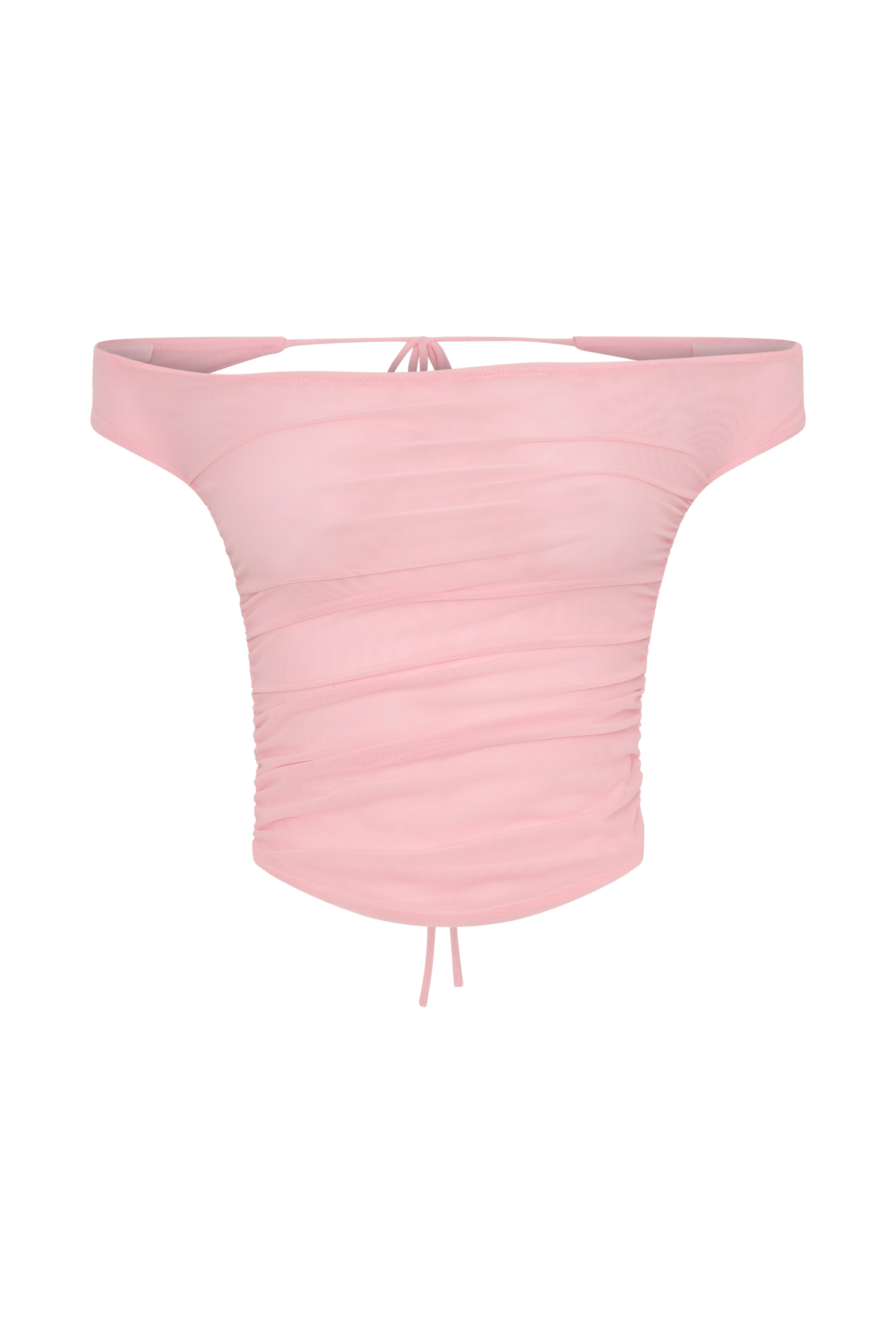 Brooklyn Mesh Crop Top - Candy Pink #9