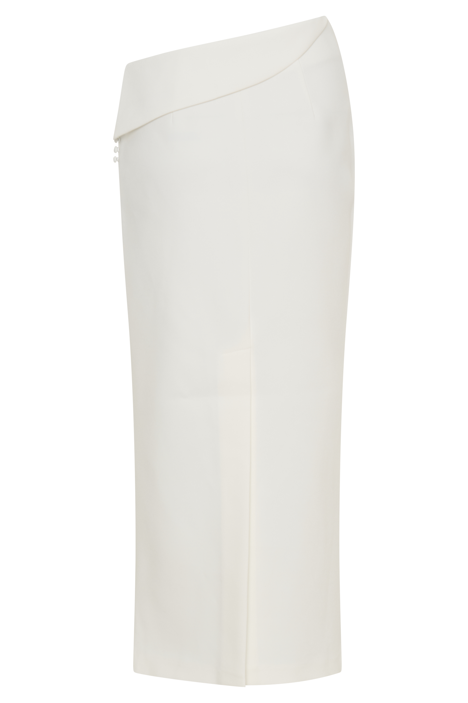 Astrid Suiting Midi Skirt - White #8