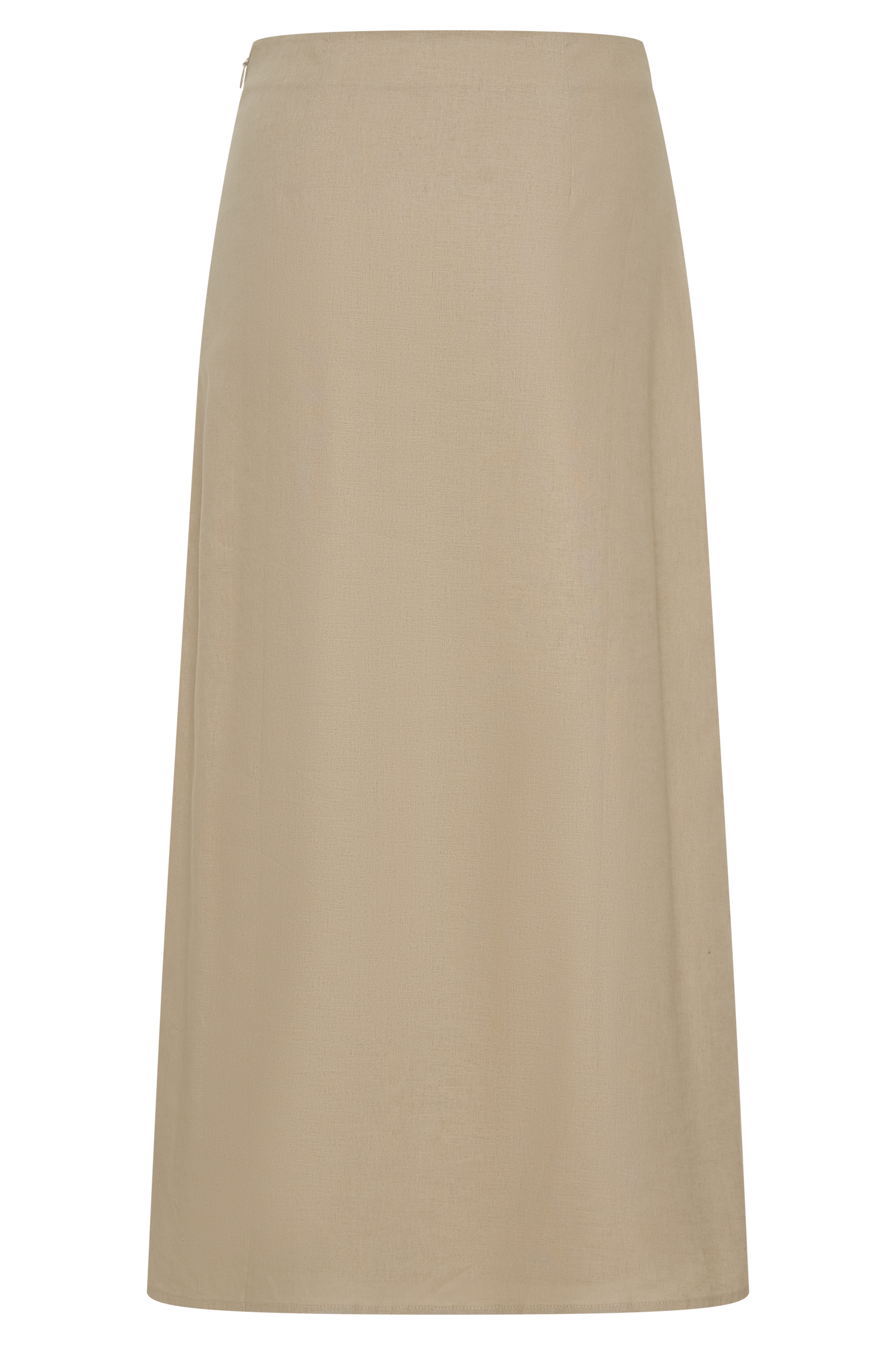Dora Linen Midi Skirt - Natural #6