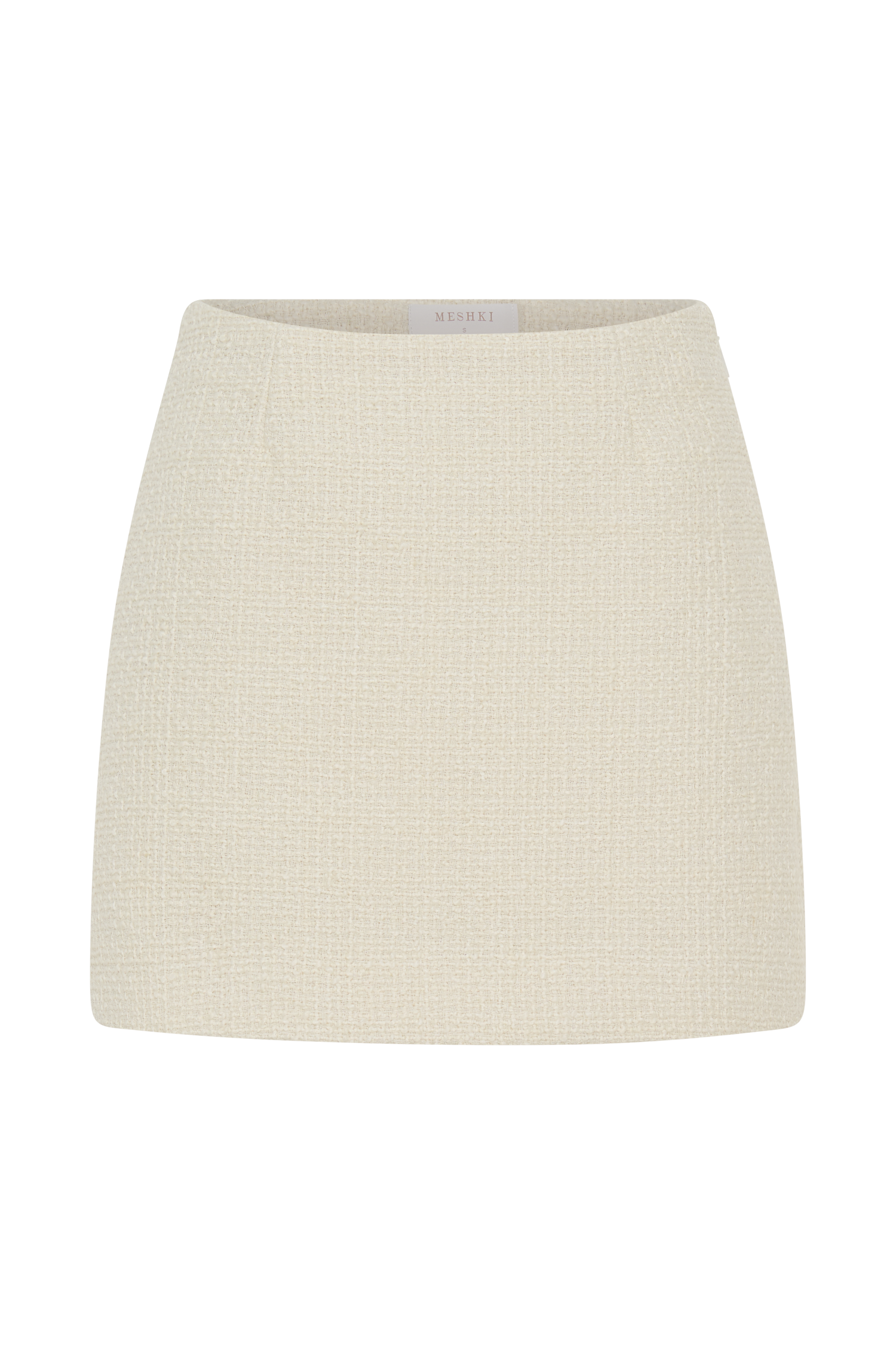 Camilla Boucle Mini Skirt - Ivory #8