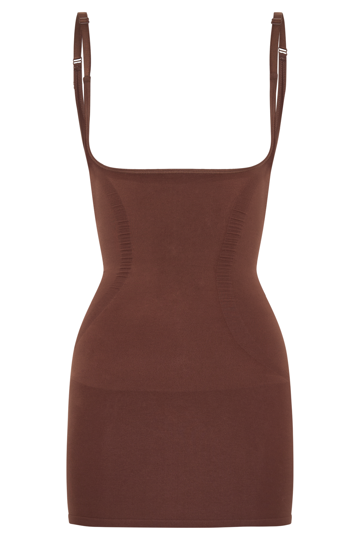 Jocelyn Backless Shapewear Mini Dress - Espresso
