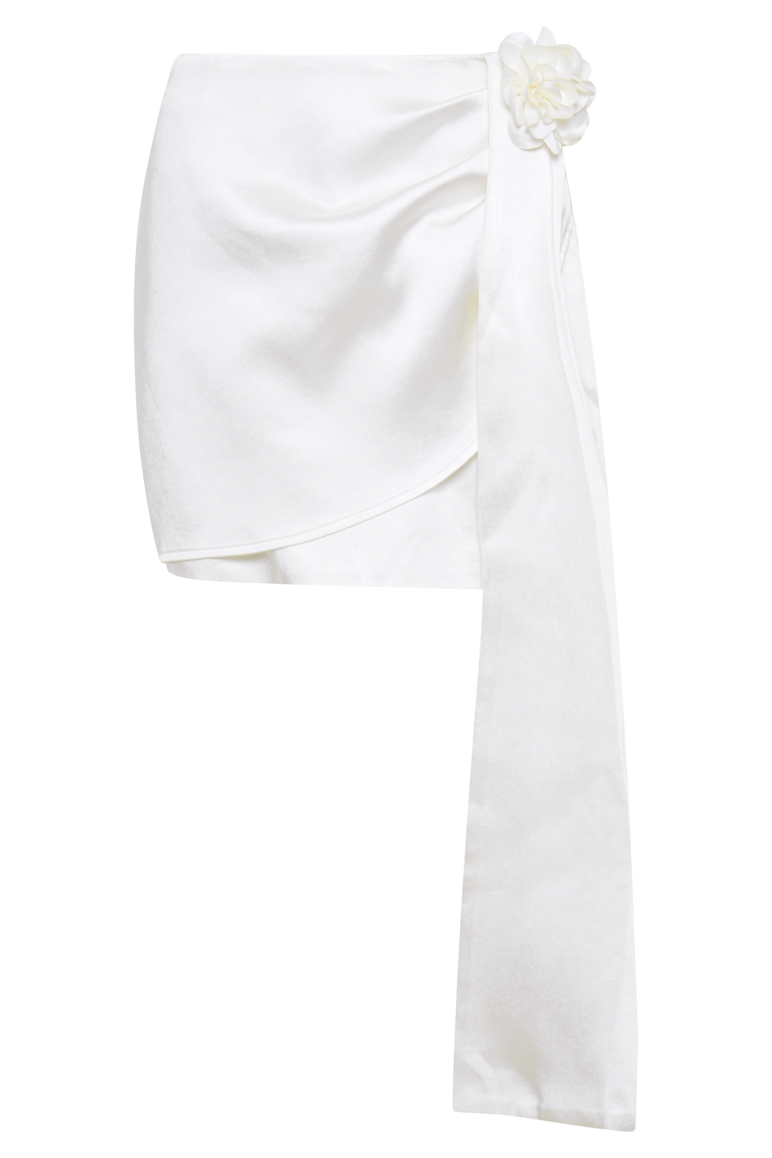 Margot Rose Mini Skirt - White #9