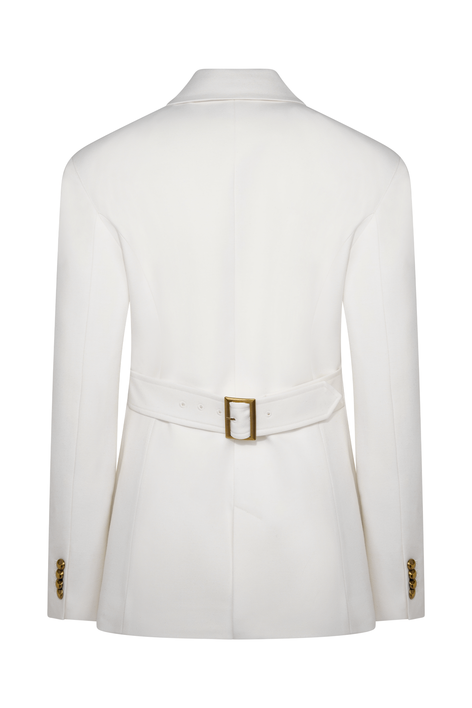 Bellamy Cinched Blazer - Ivory #11