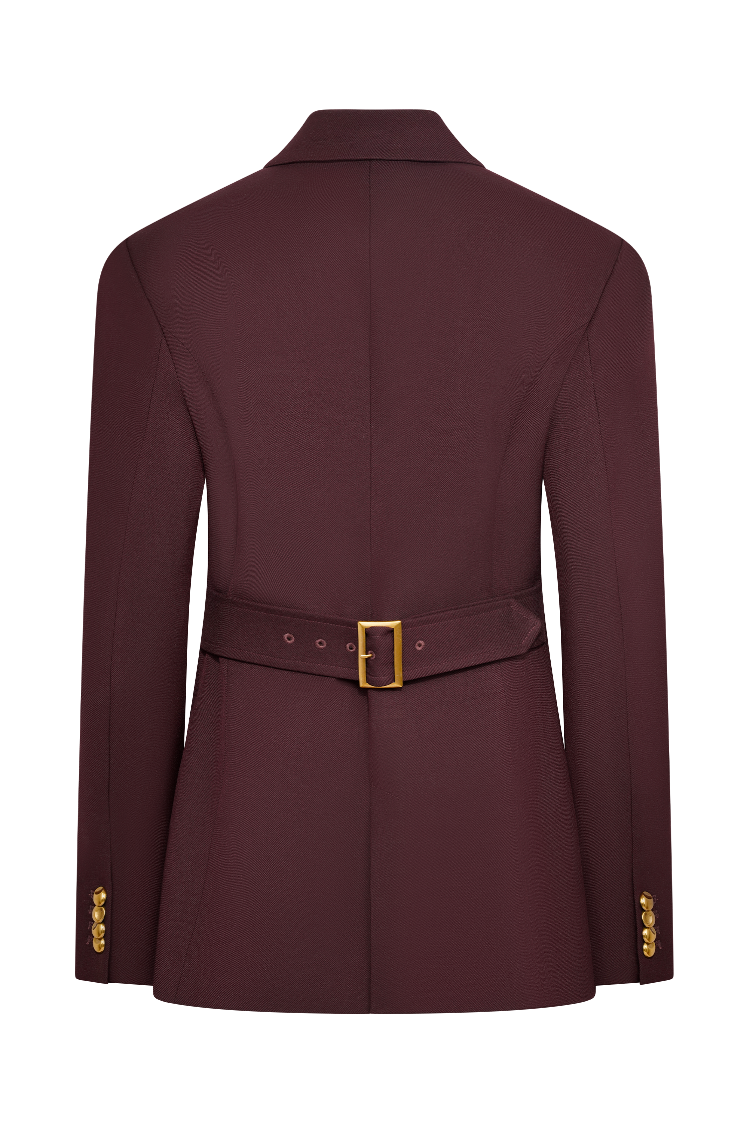 Bellamy Cinched Blazer - Mahogany #10