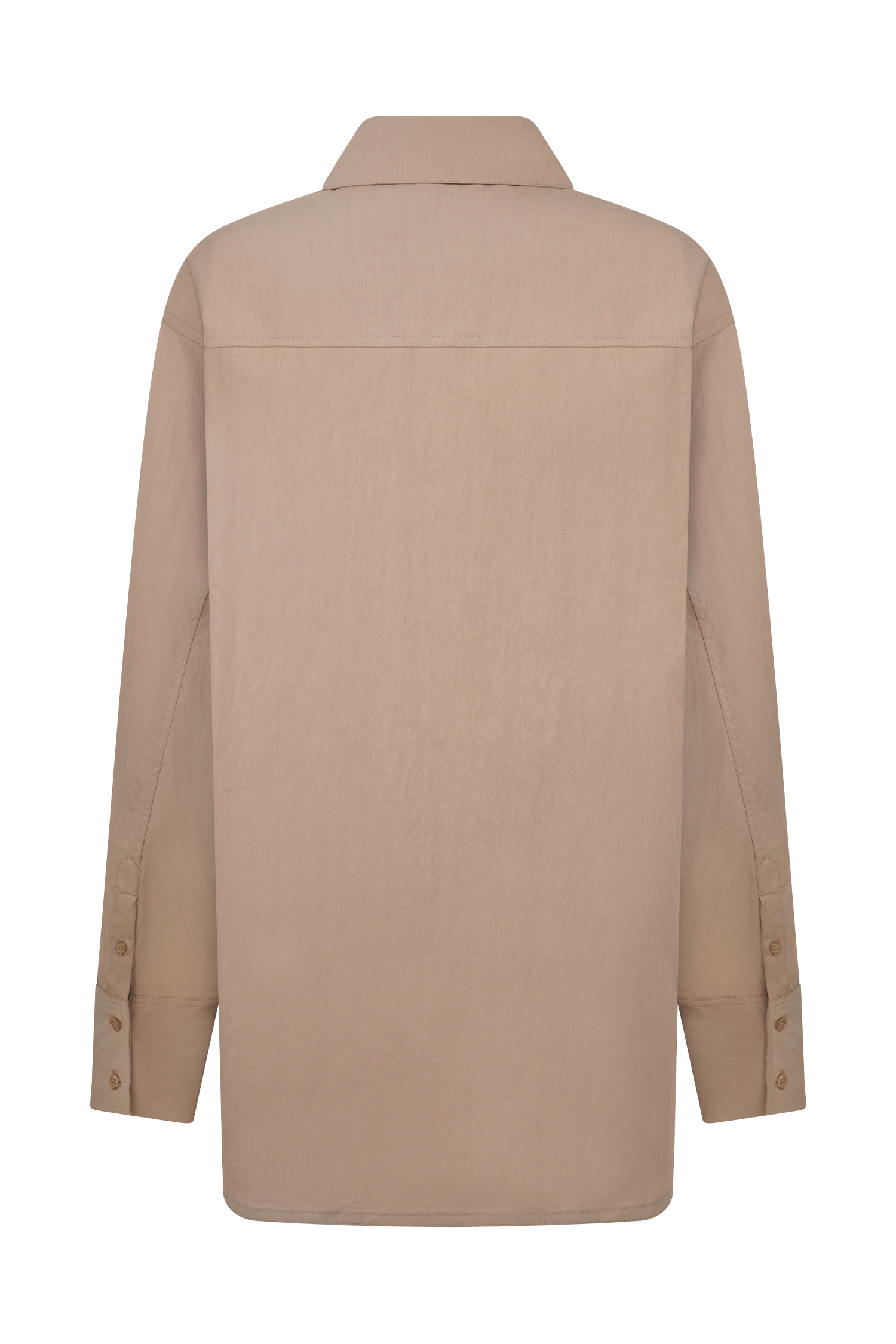 Campbell Cotton Oversized Shirt - Sand #10