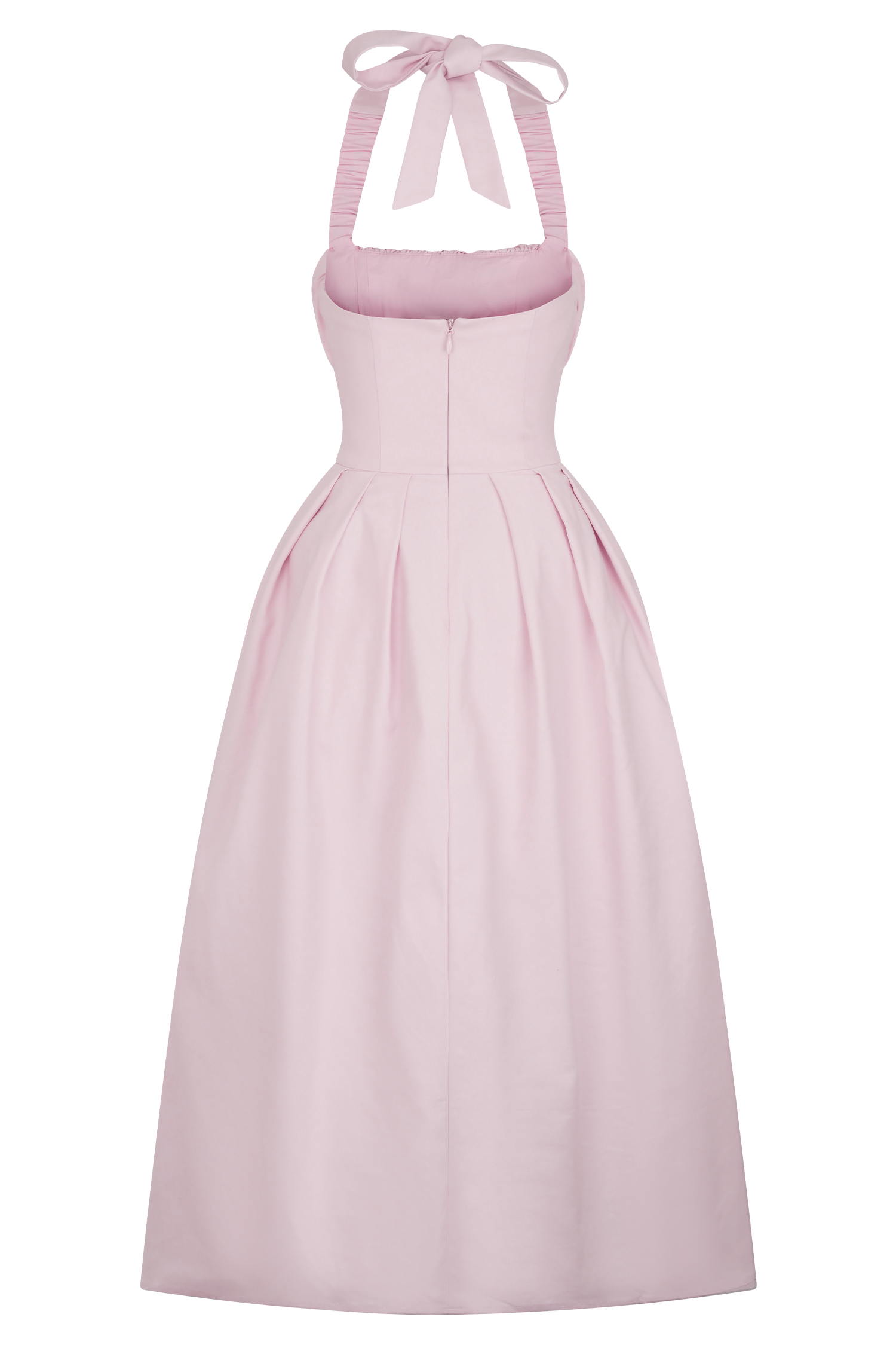 Candy Halter Midi Dress - Ballet Pink #6
