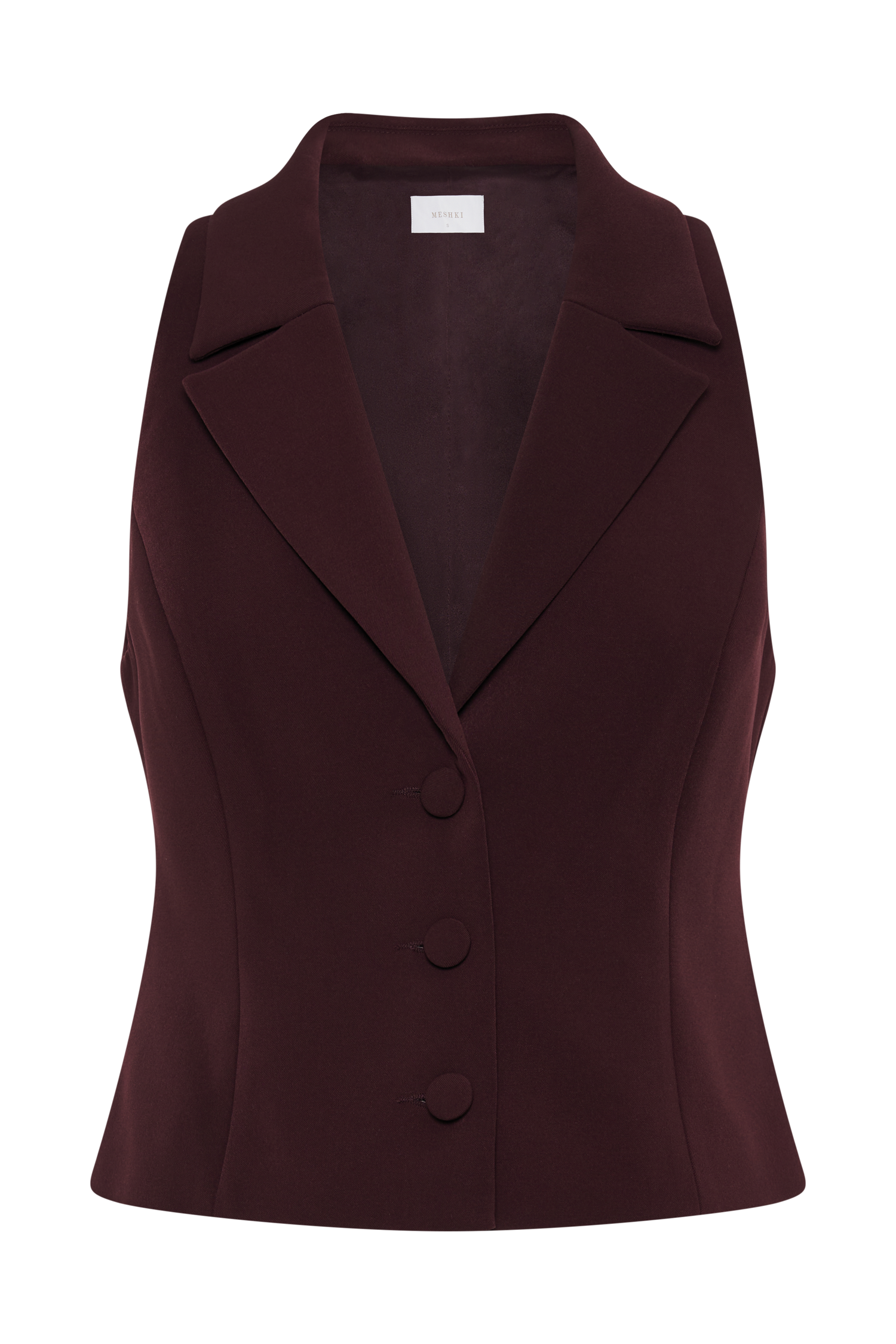 Mura Suiting Vest - Plum #8