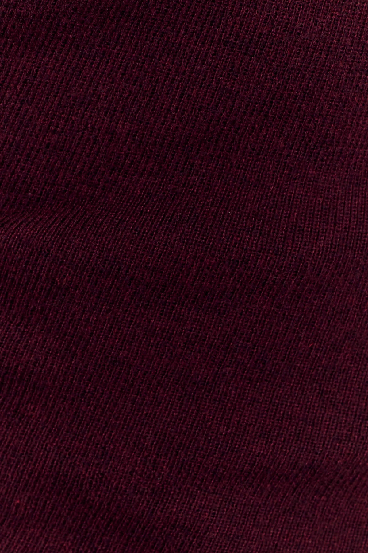 Culver Draped Twist Knit Top - Wine