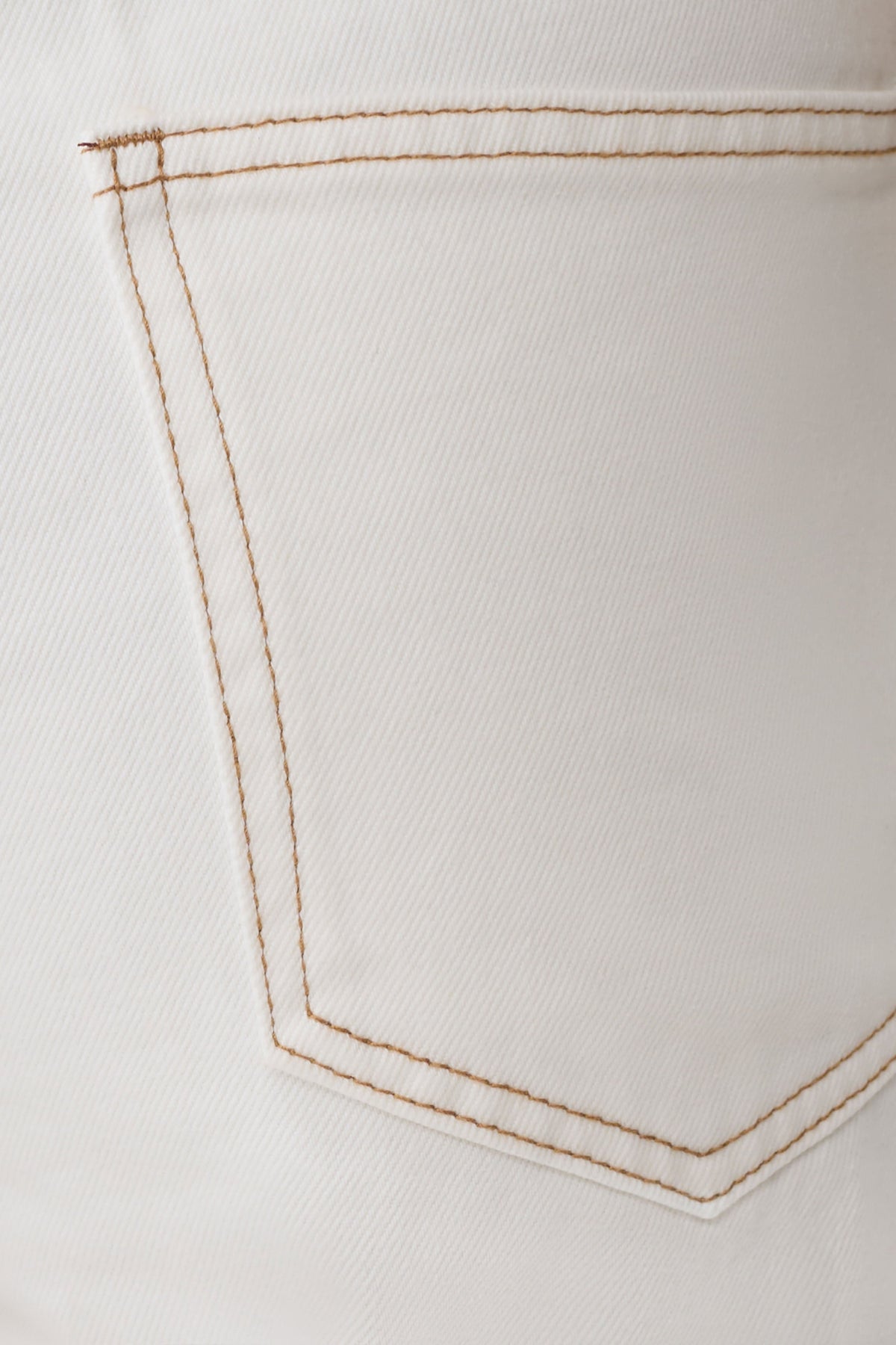 Mannon Mid Rise Denim Jeans - White