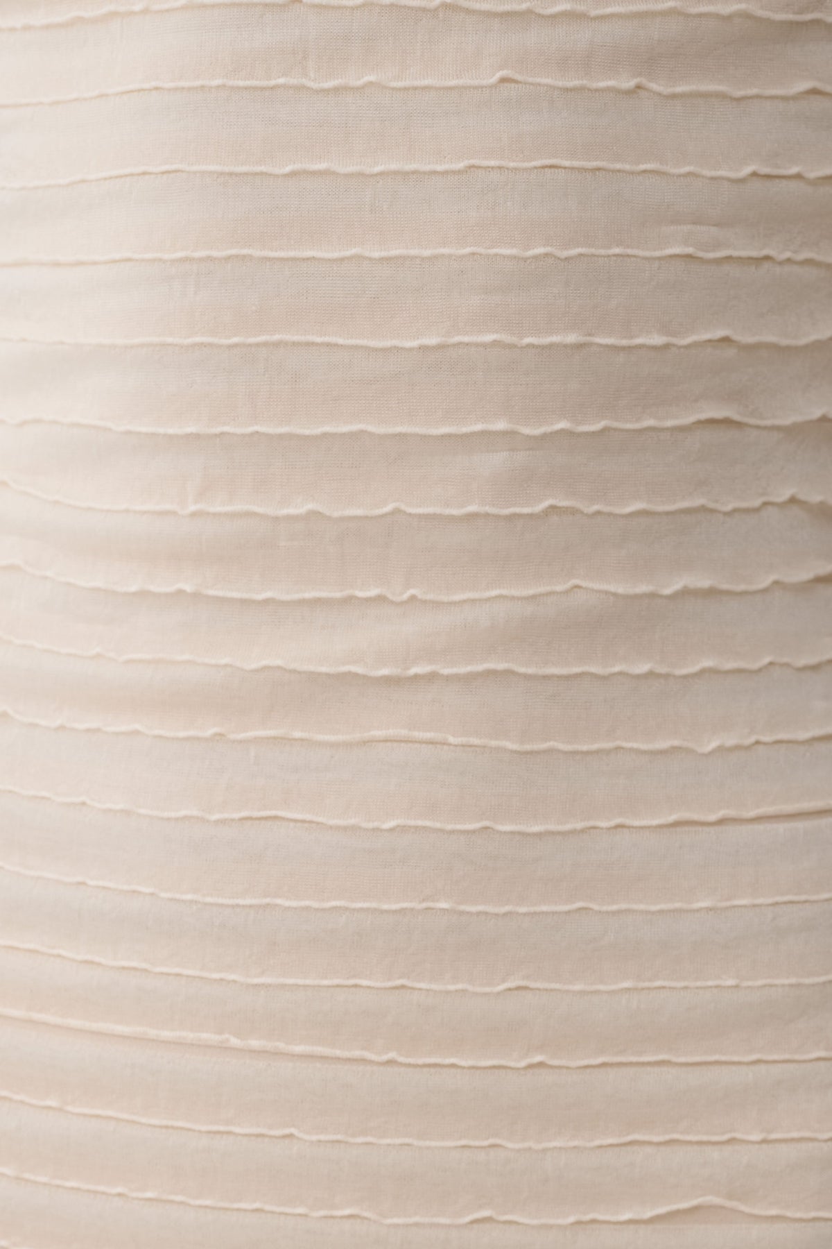 Nara Frilled Midi Dress - Ivory
