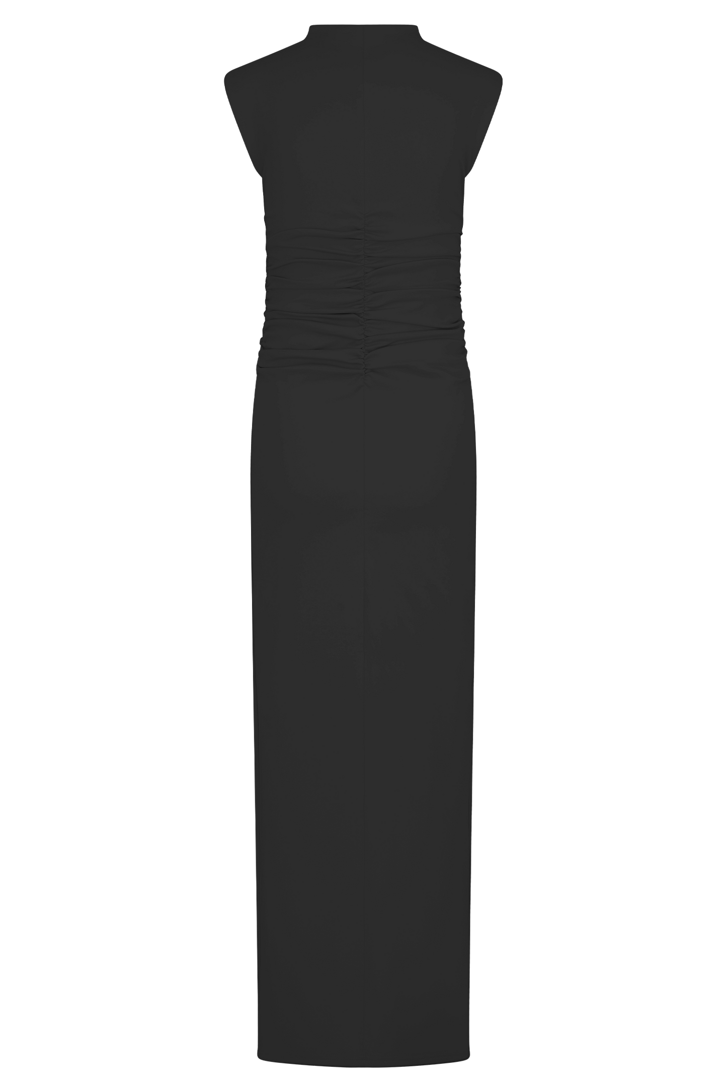 Elliot High Neck Sleeveless Maxi Dress - Black