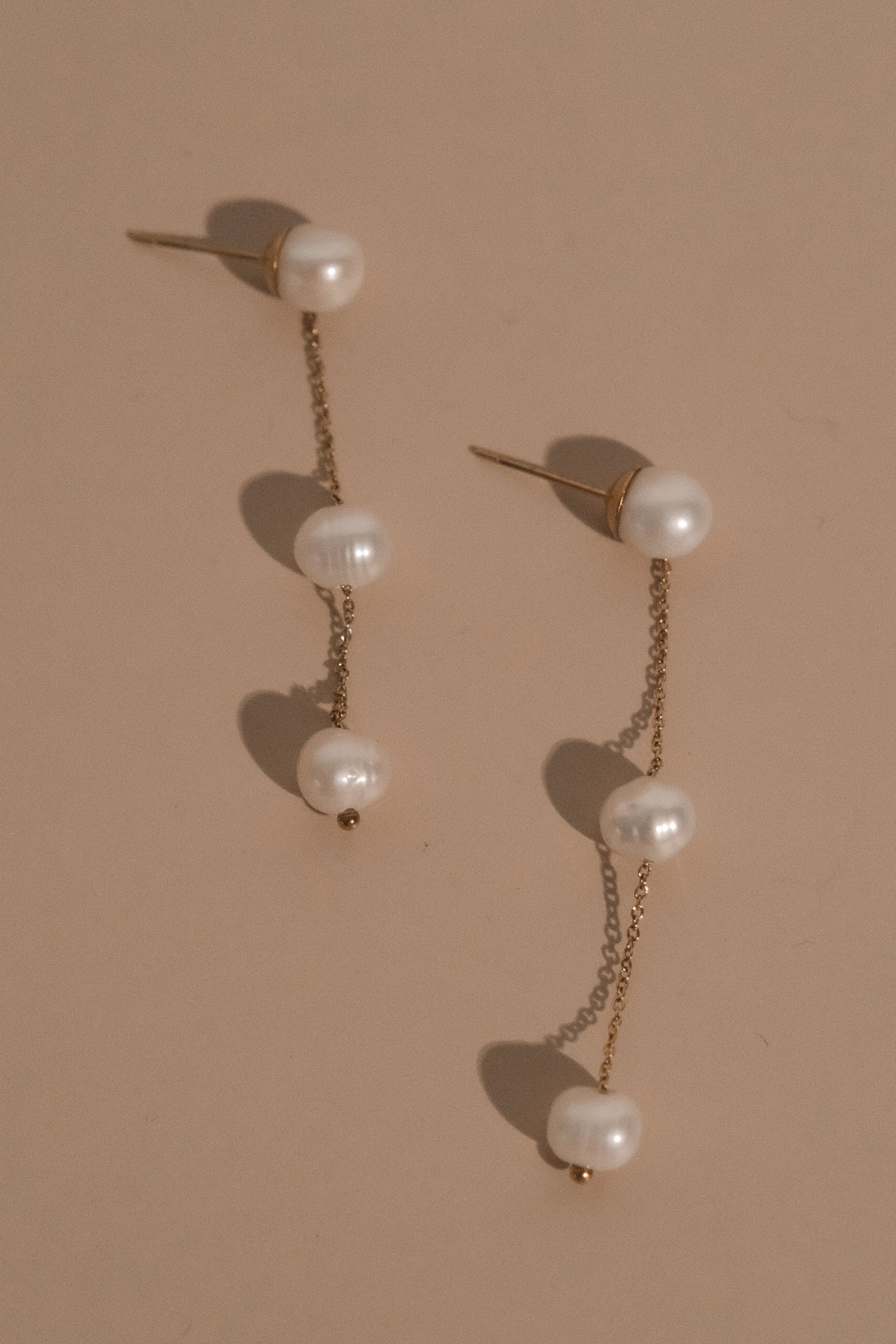 Bodhi Freshwater Pearl Drop Earrings - Pearl #3