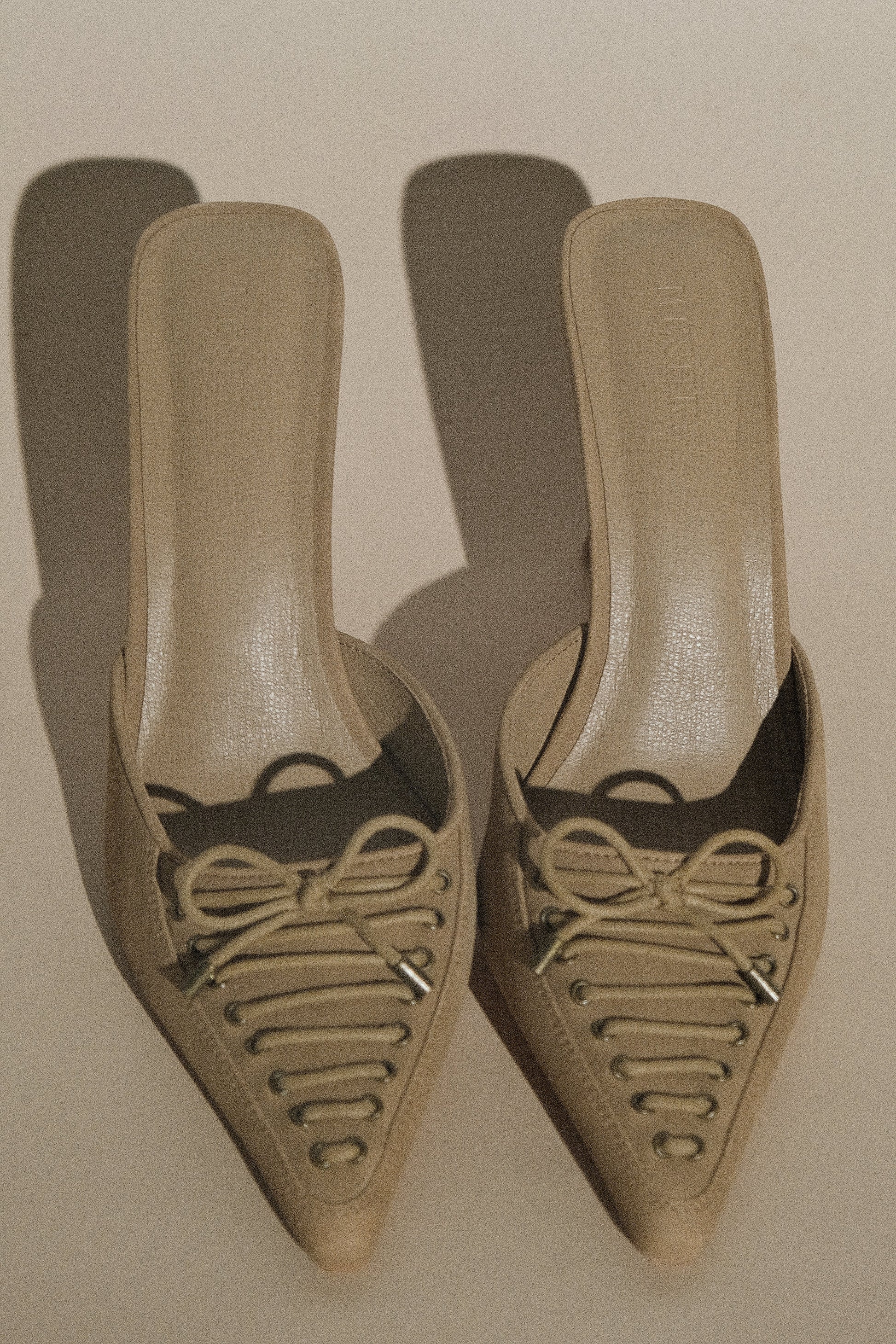 Joanne Suede Lace Up Heels - Camel #3