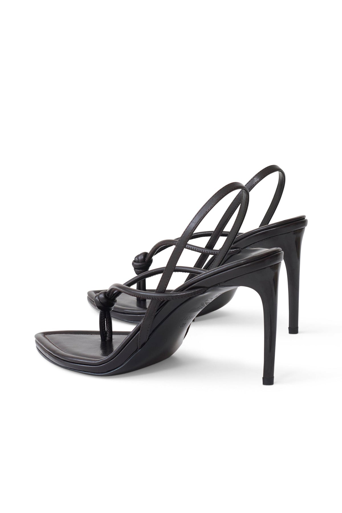 Nikkie Knot Sling Back Heel - Chocolate