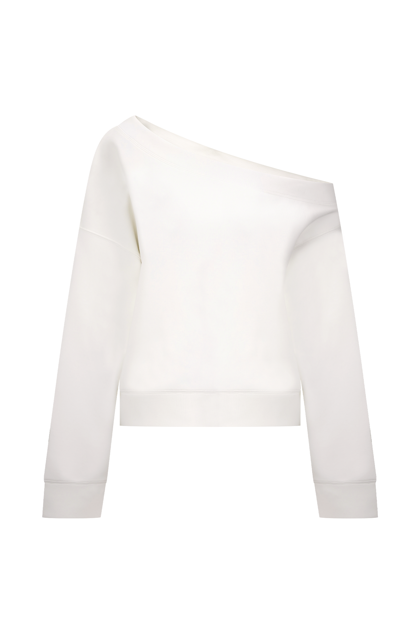 Aiden Slouchy Crew Jumper - Ivory