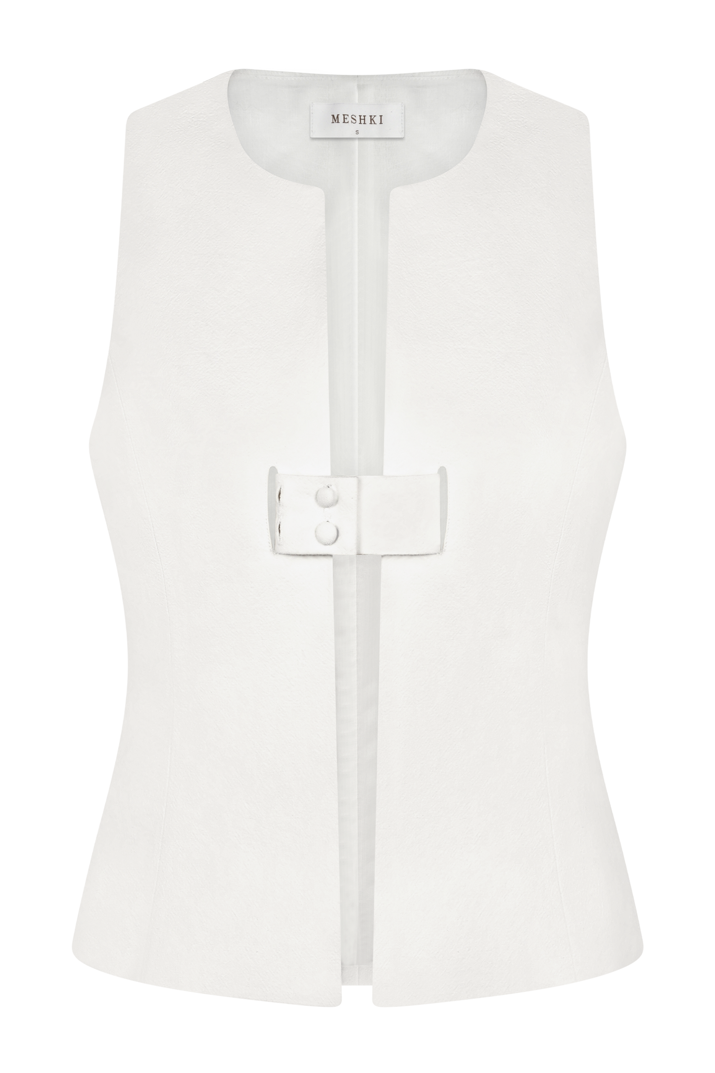 Aldea Cotton Sleeveless Top - White