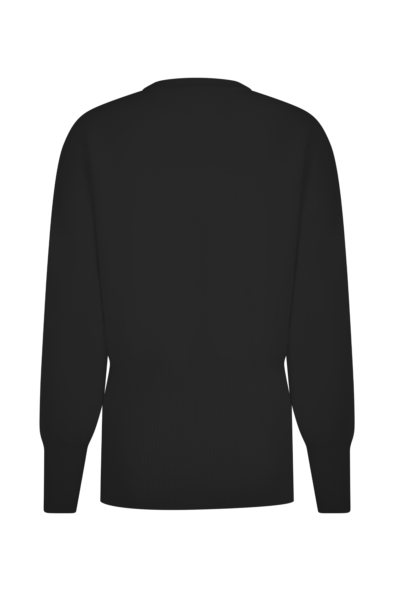 Alexia Buttoned Oversized Cardigan - Black #8