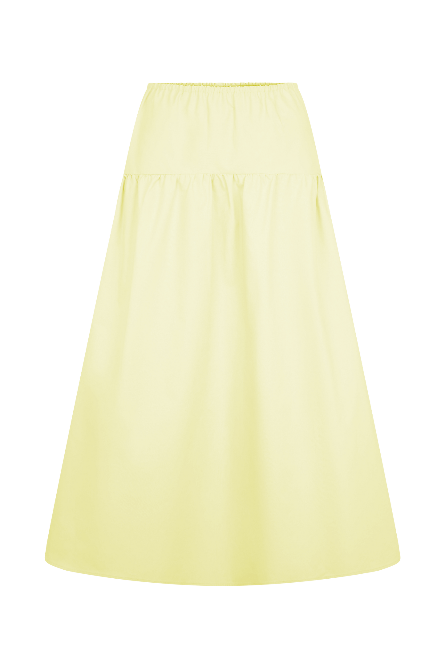 Amirah Midi Skirt - Lemon