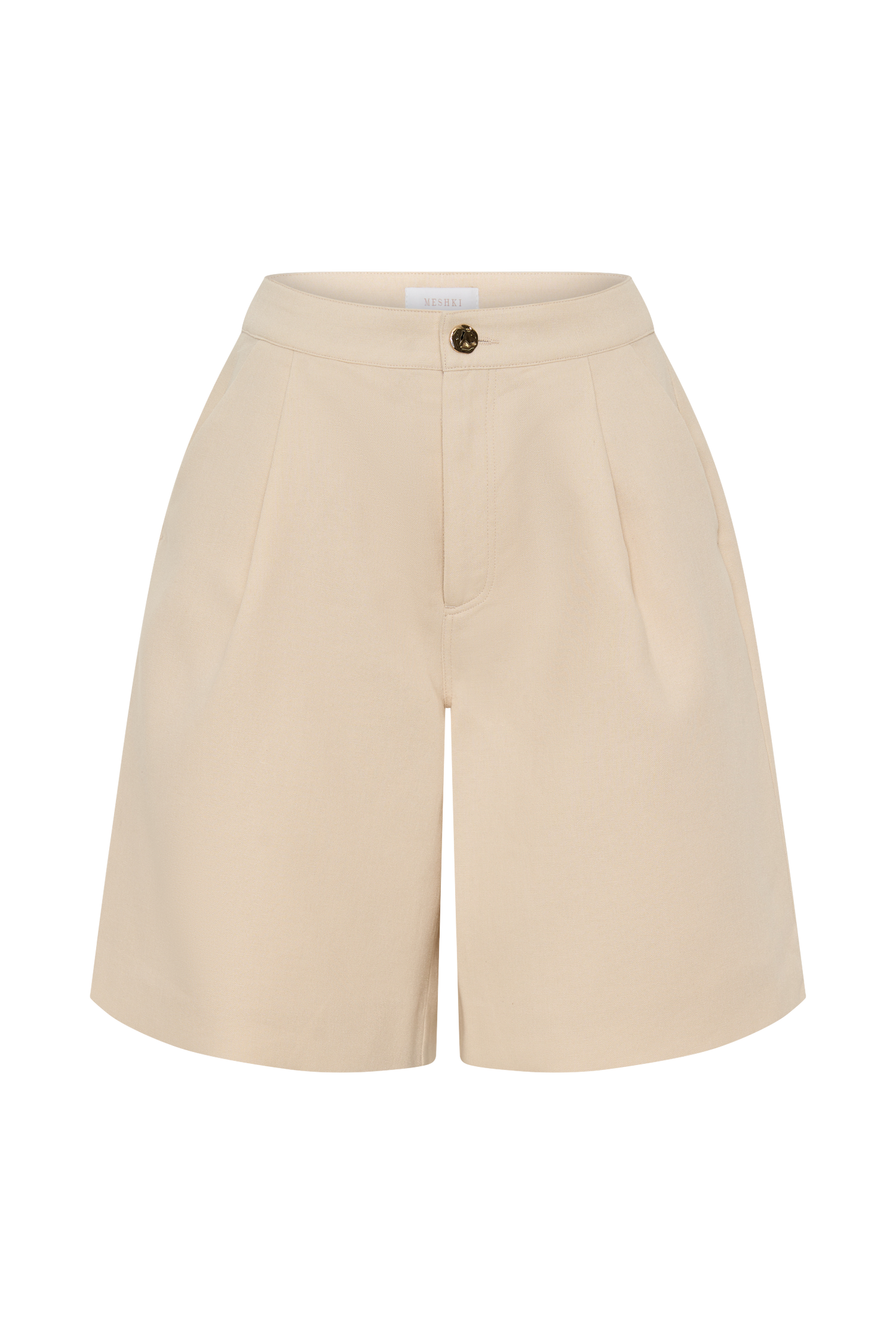 Andina Linen Shorts - Natural Beige