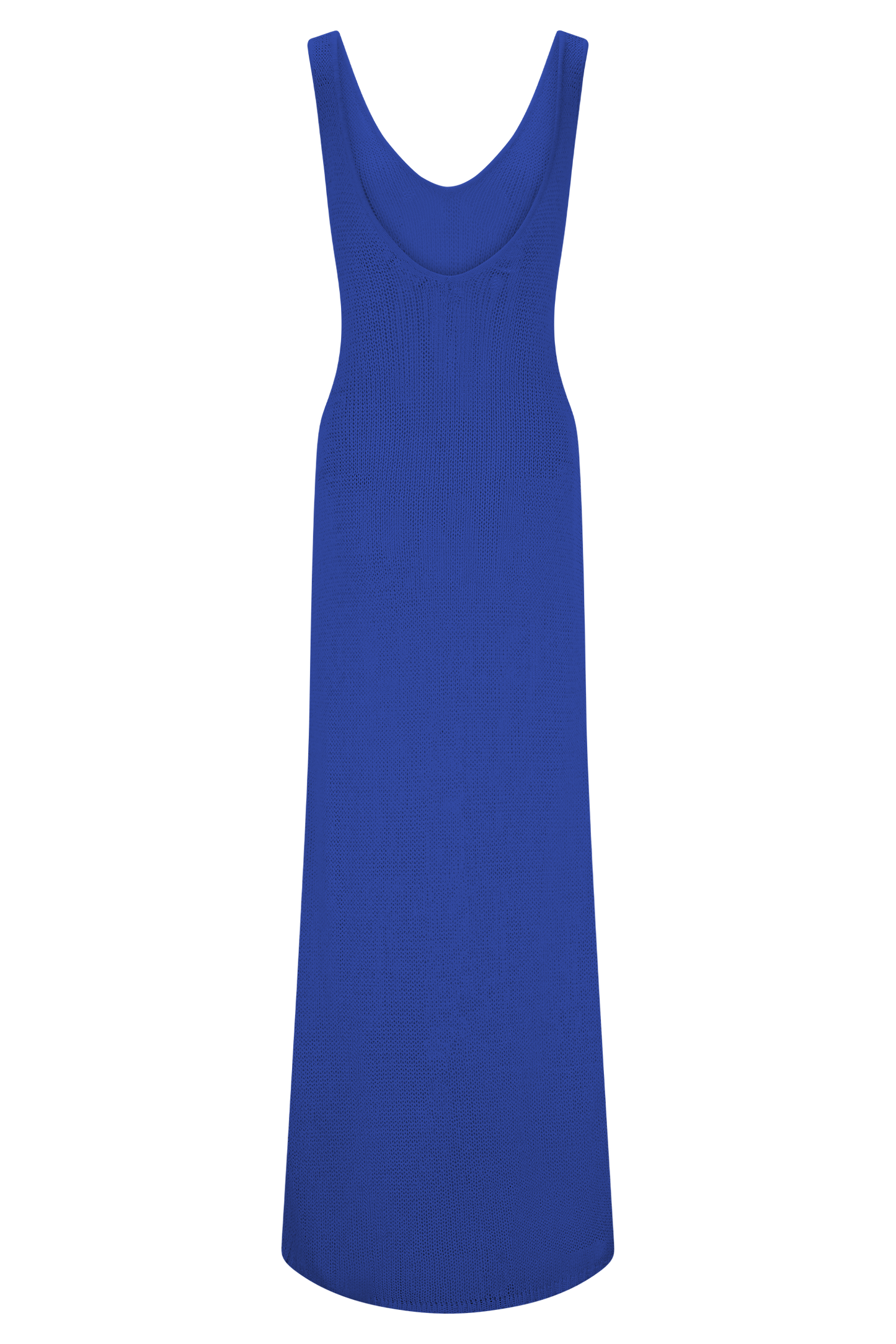 Ari Tape Yarn Knit Maxi Dress - Cobalt Blue