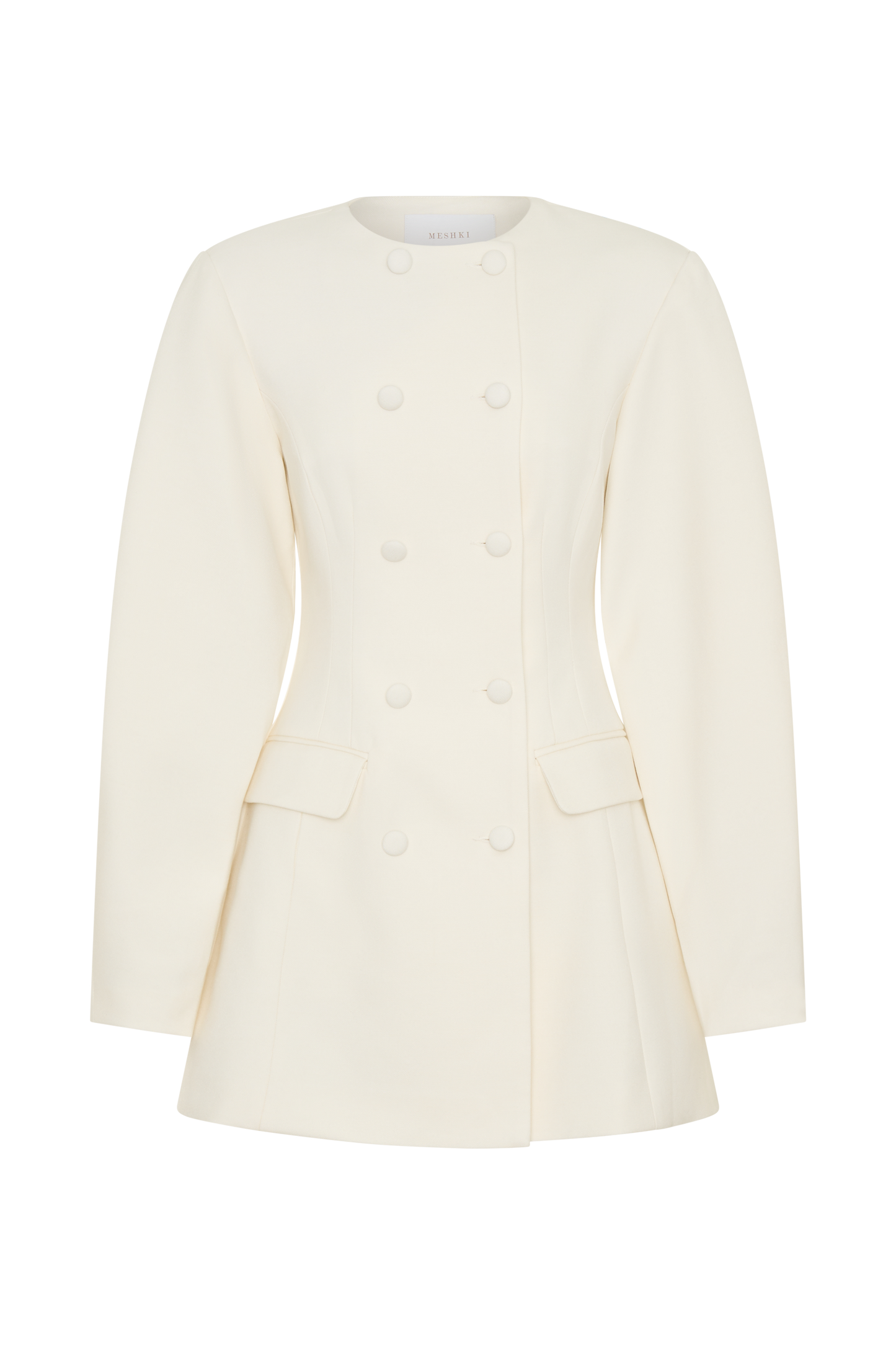 Beatrice Blazer Mini Dress - Ivory