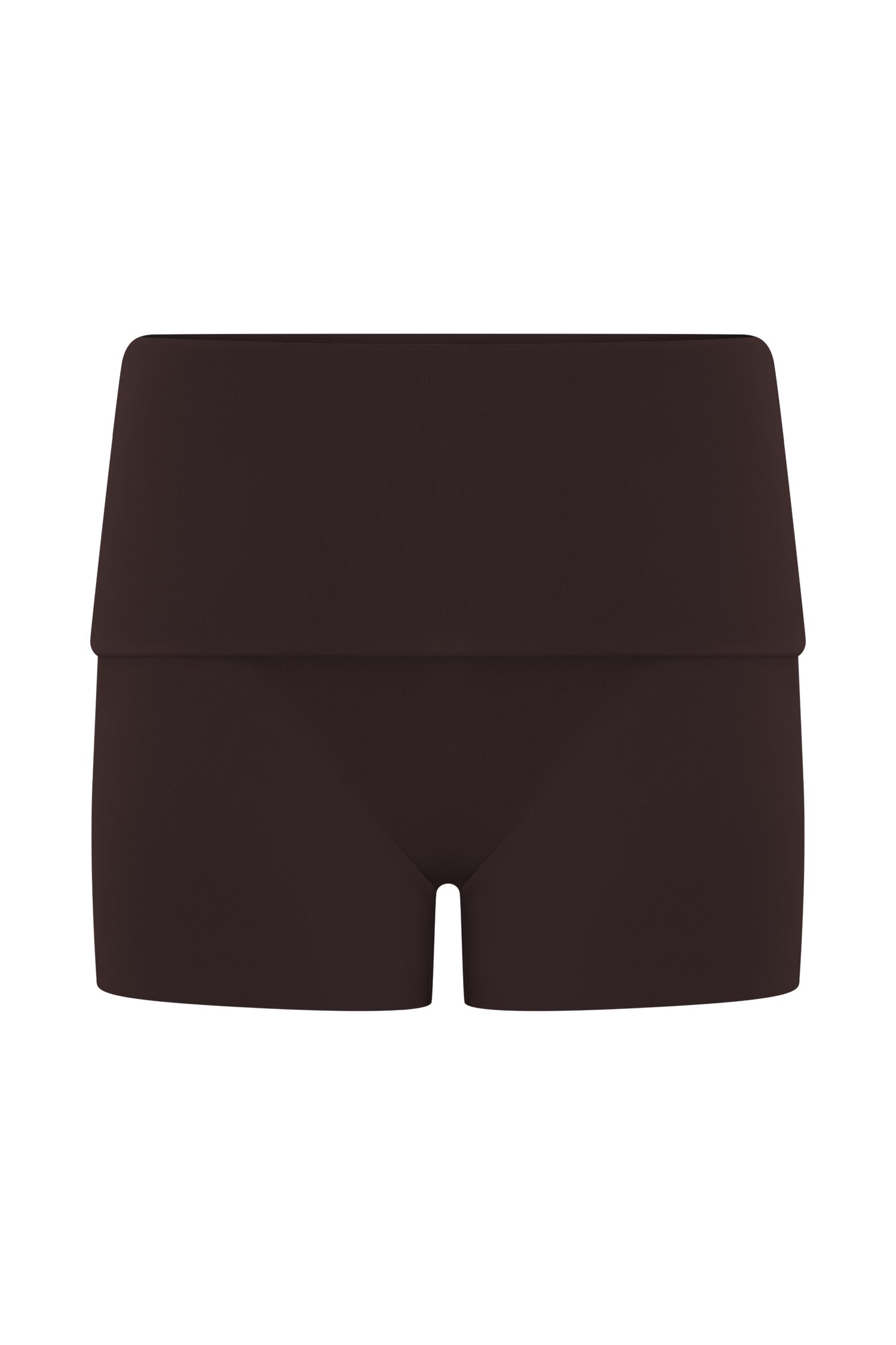 Birdie Fold Over Shorts - Chocolate #11