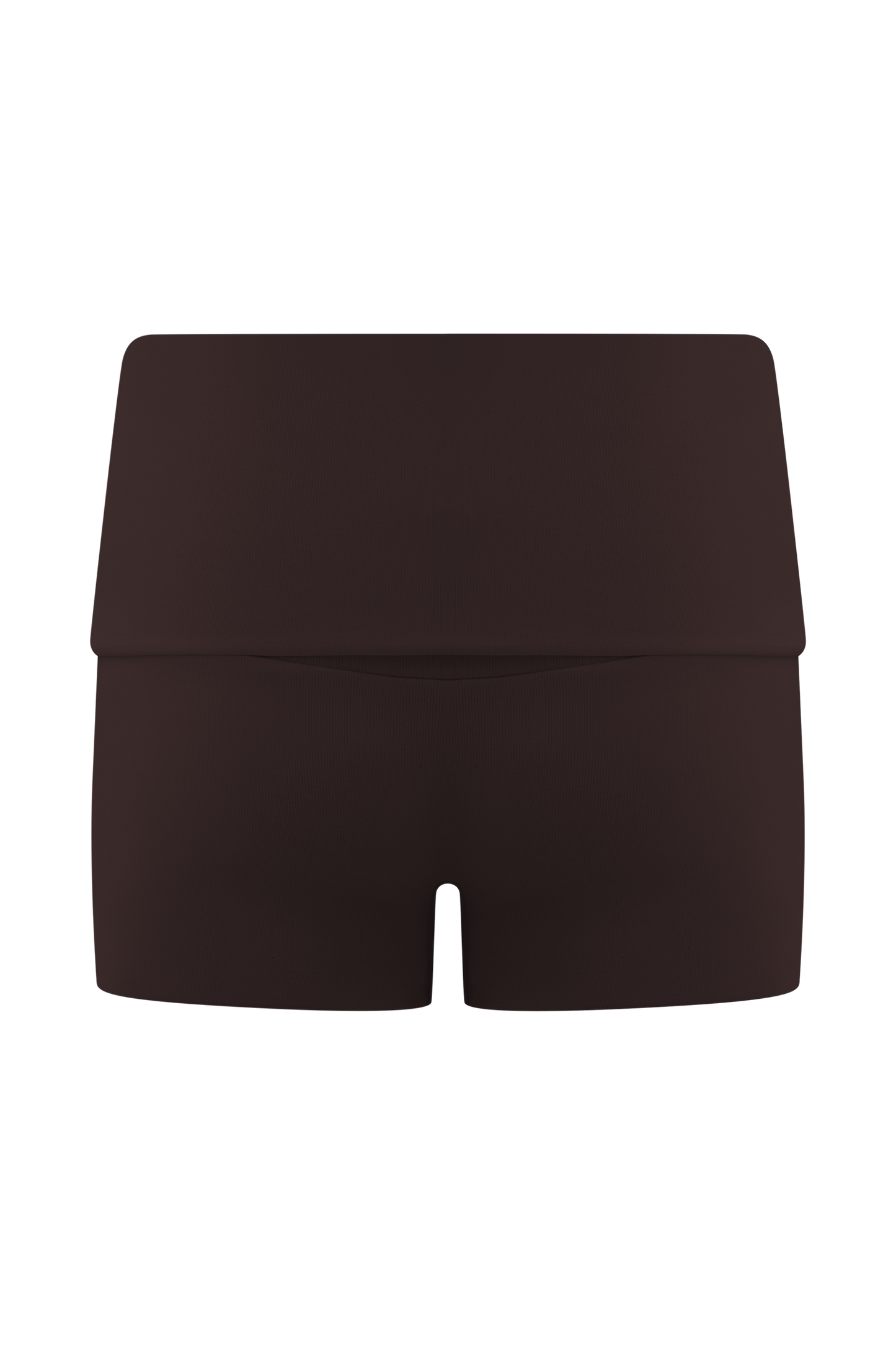 Birdie Fold Over Shorts - Chocolate