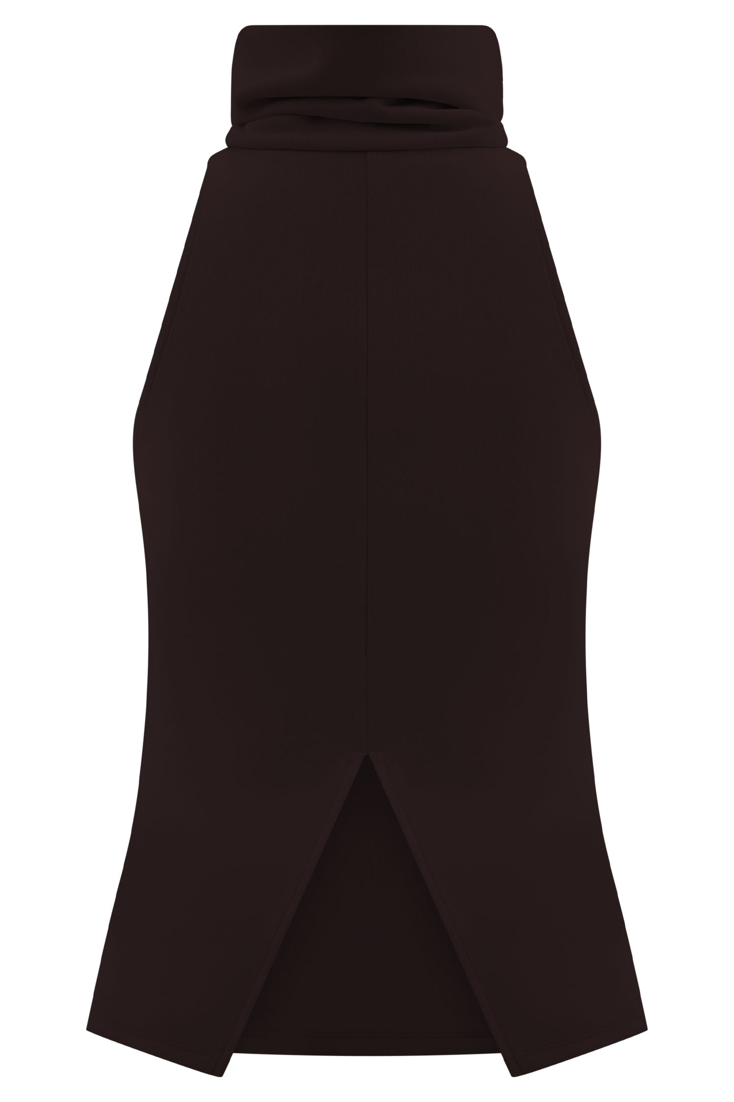 Birdie High Neck Sleeveless Top - Chocolate