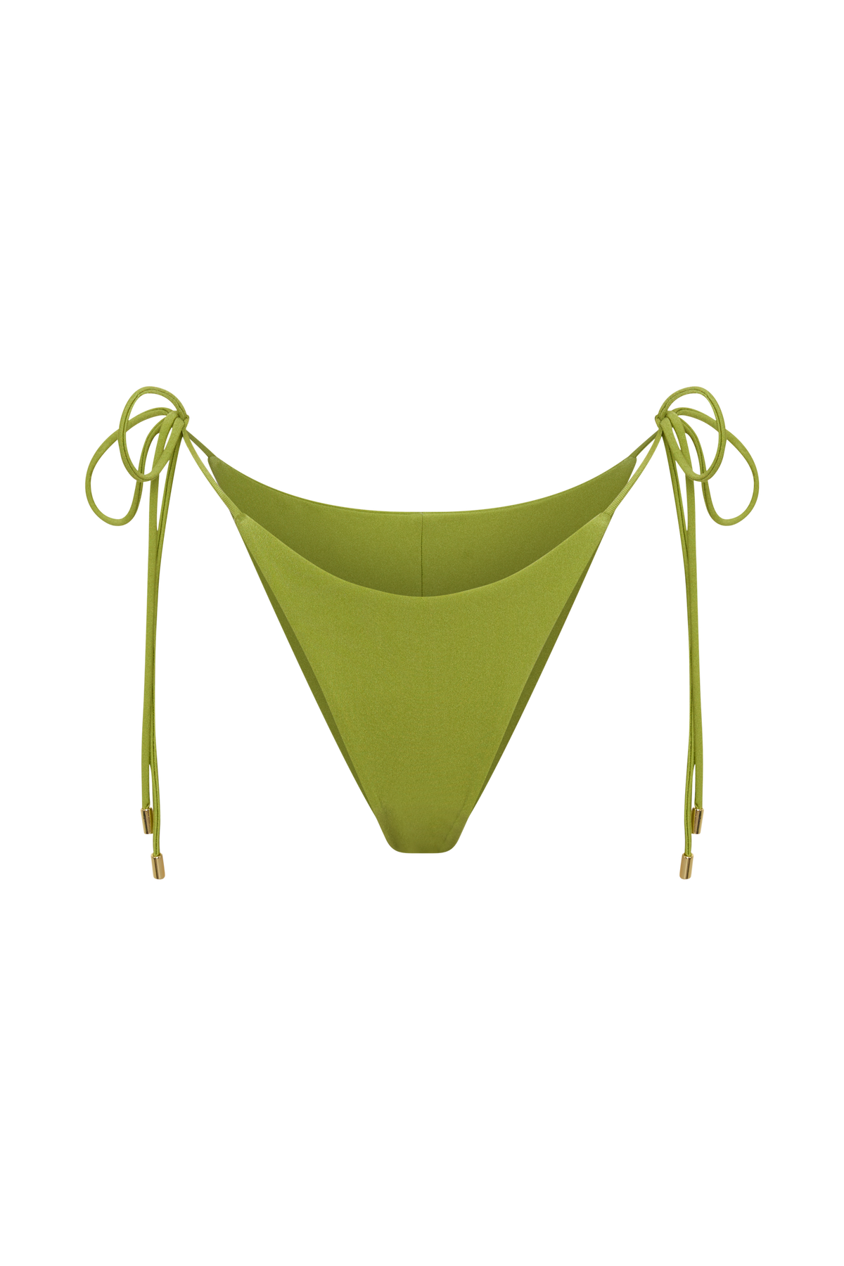Blossom Side Tie Bikini Bottom - Green