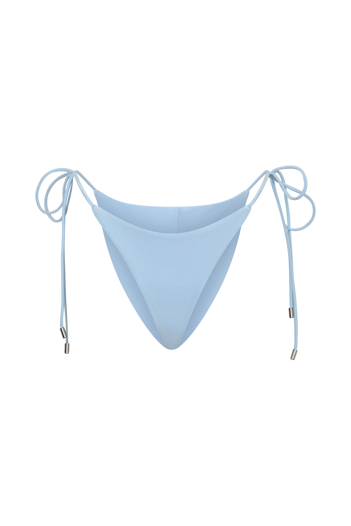 Blossom Side Tie Bikini Bottom - Pale Blue