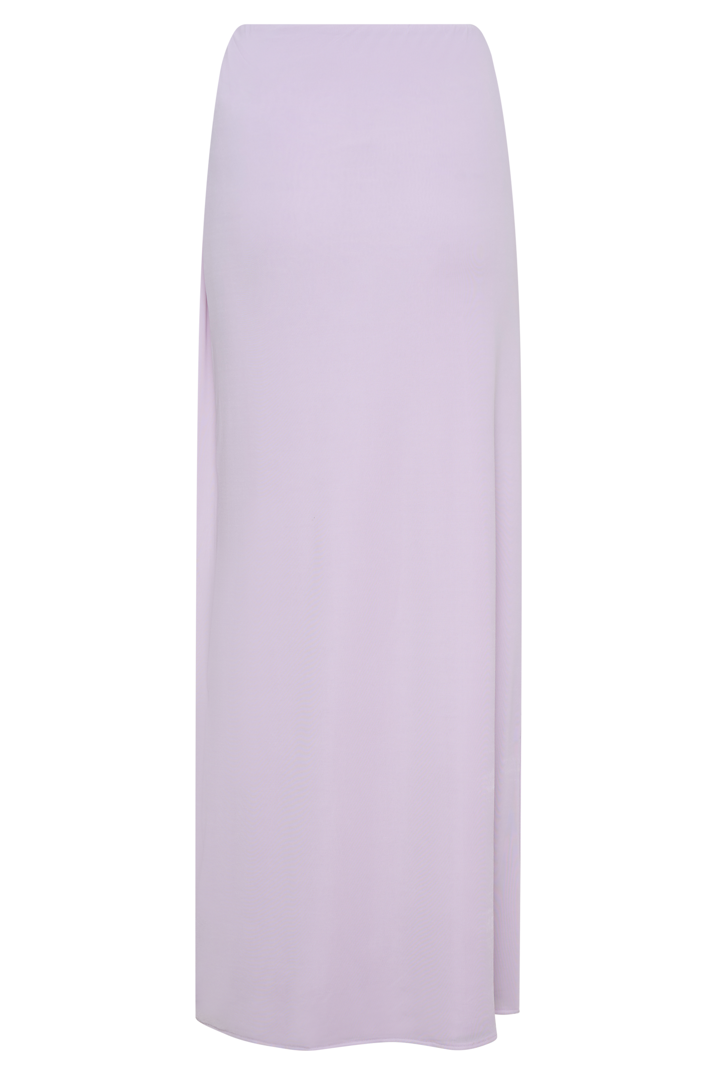 Bridget Slinky Maxi Skirt With Hardware - Dusty Lilac