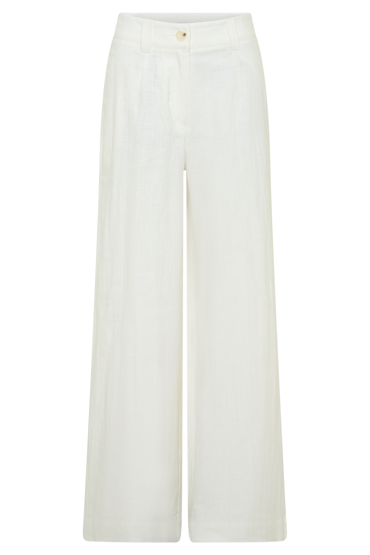 Brielle Straight Leg Pant - White