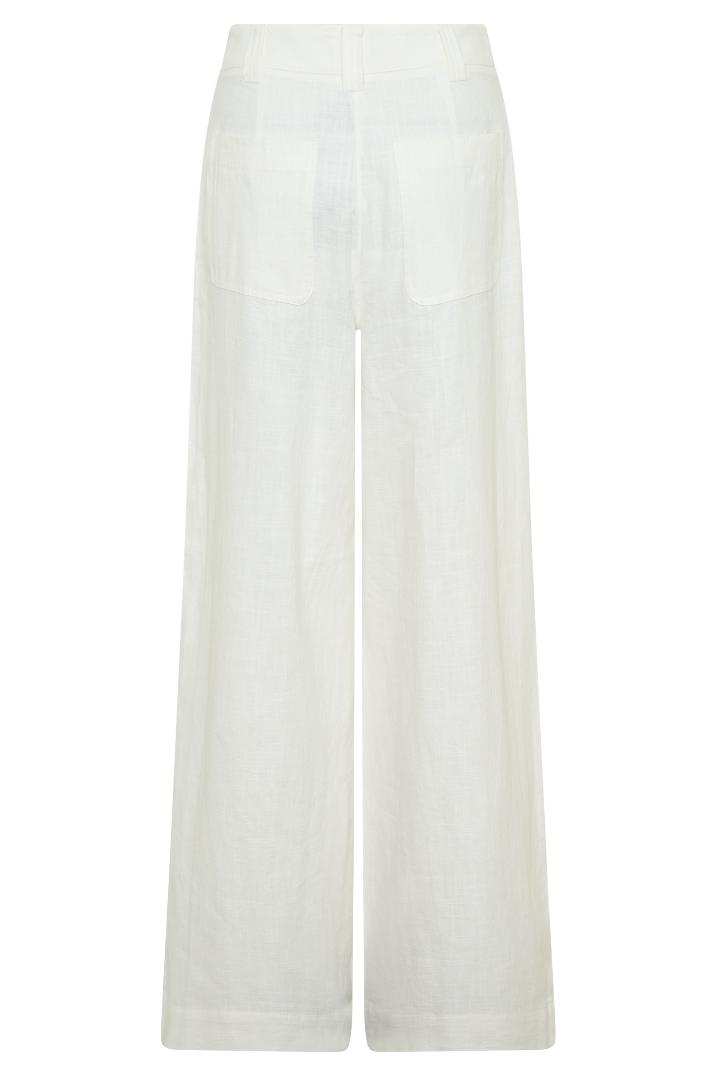 Brielle Straight Leg Pant - White