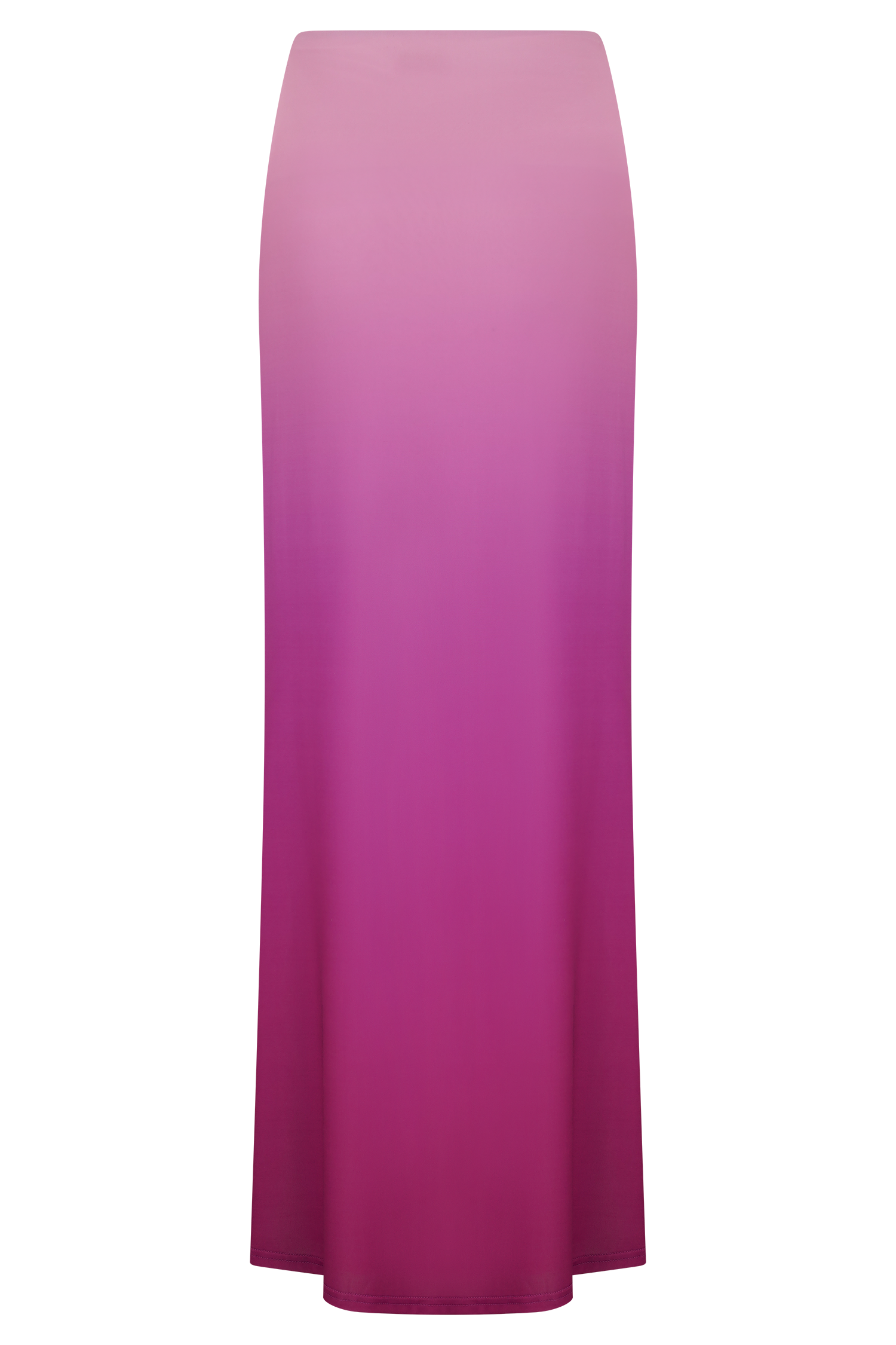 Bruna Slinky Fishtail Maxi Skirt - Ombre Pink #8