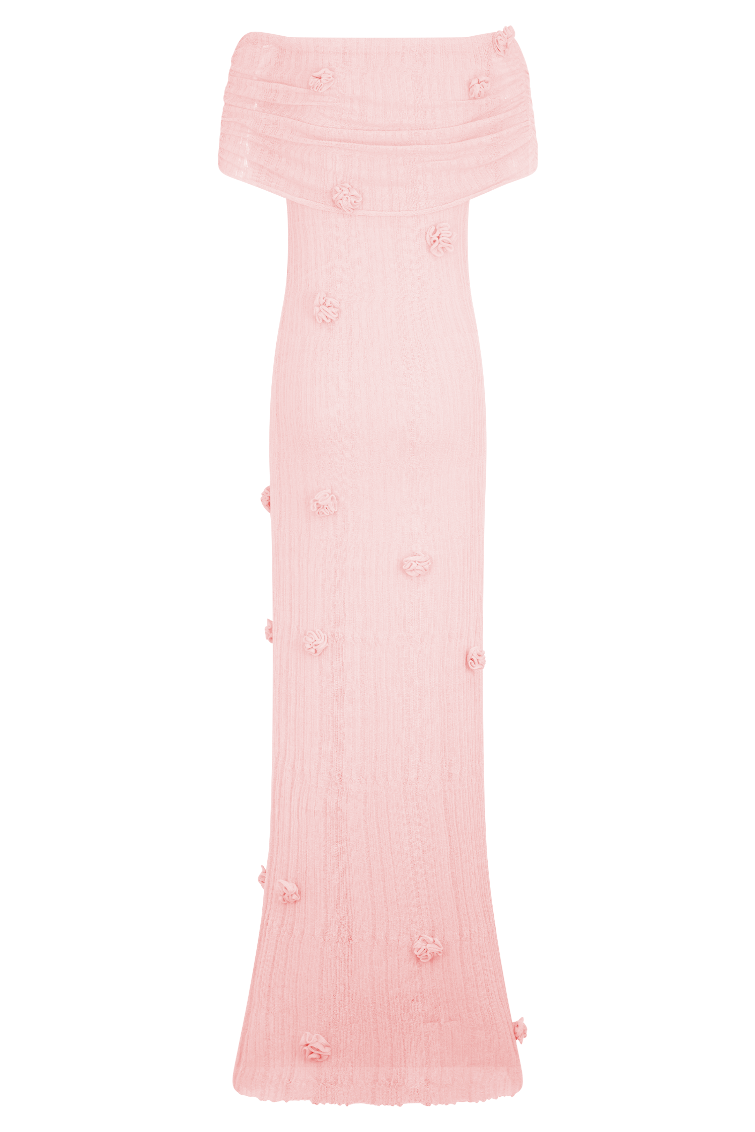 Brynn Orchid Knit Maxi Dress - Pastel Pink #7