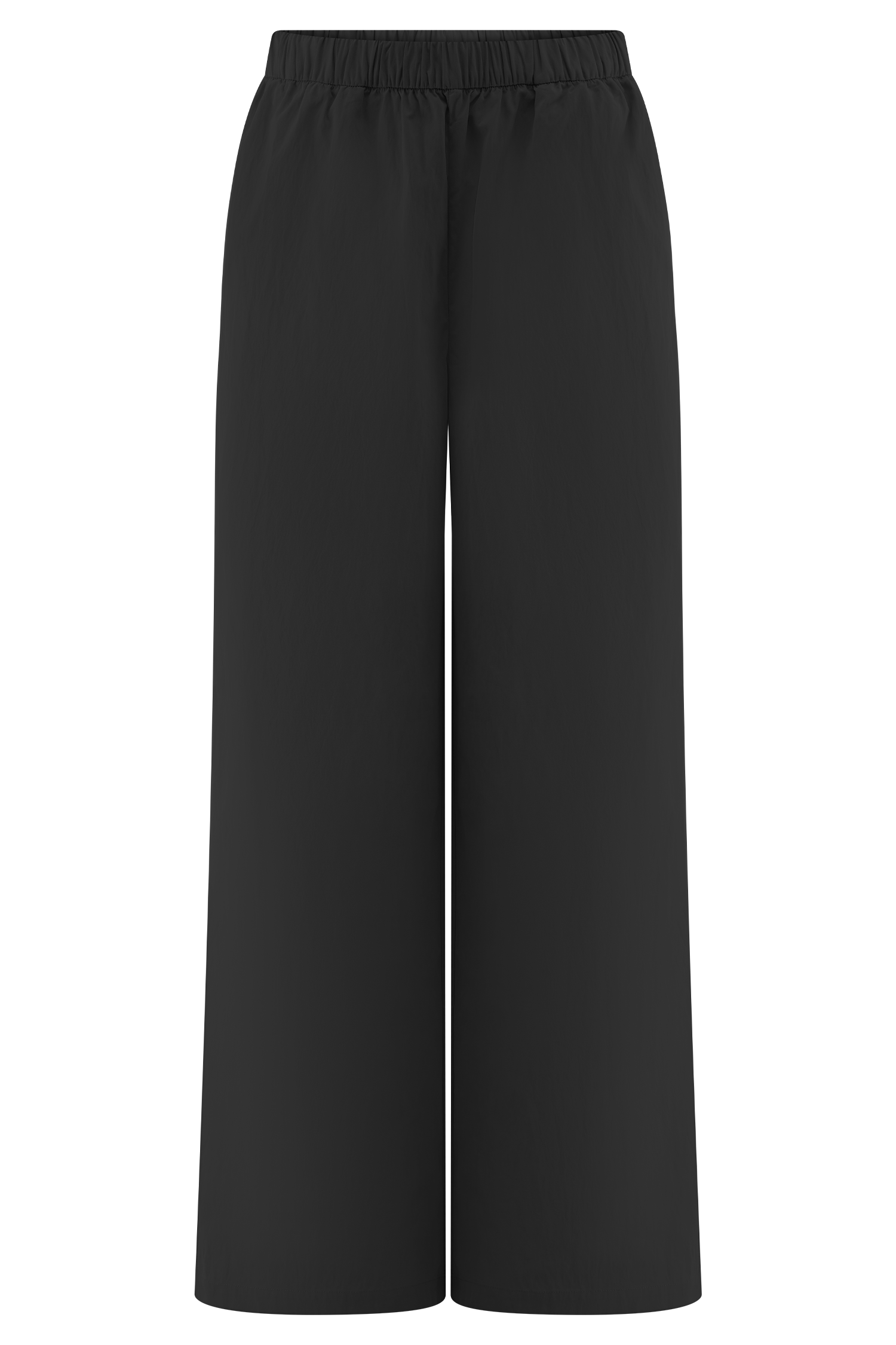 Campbell Cotton Wide Leg Pants - Black #9