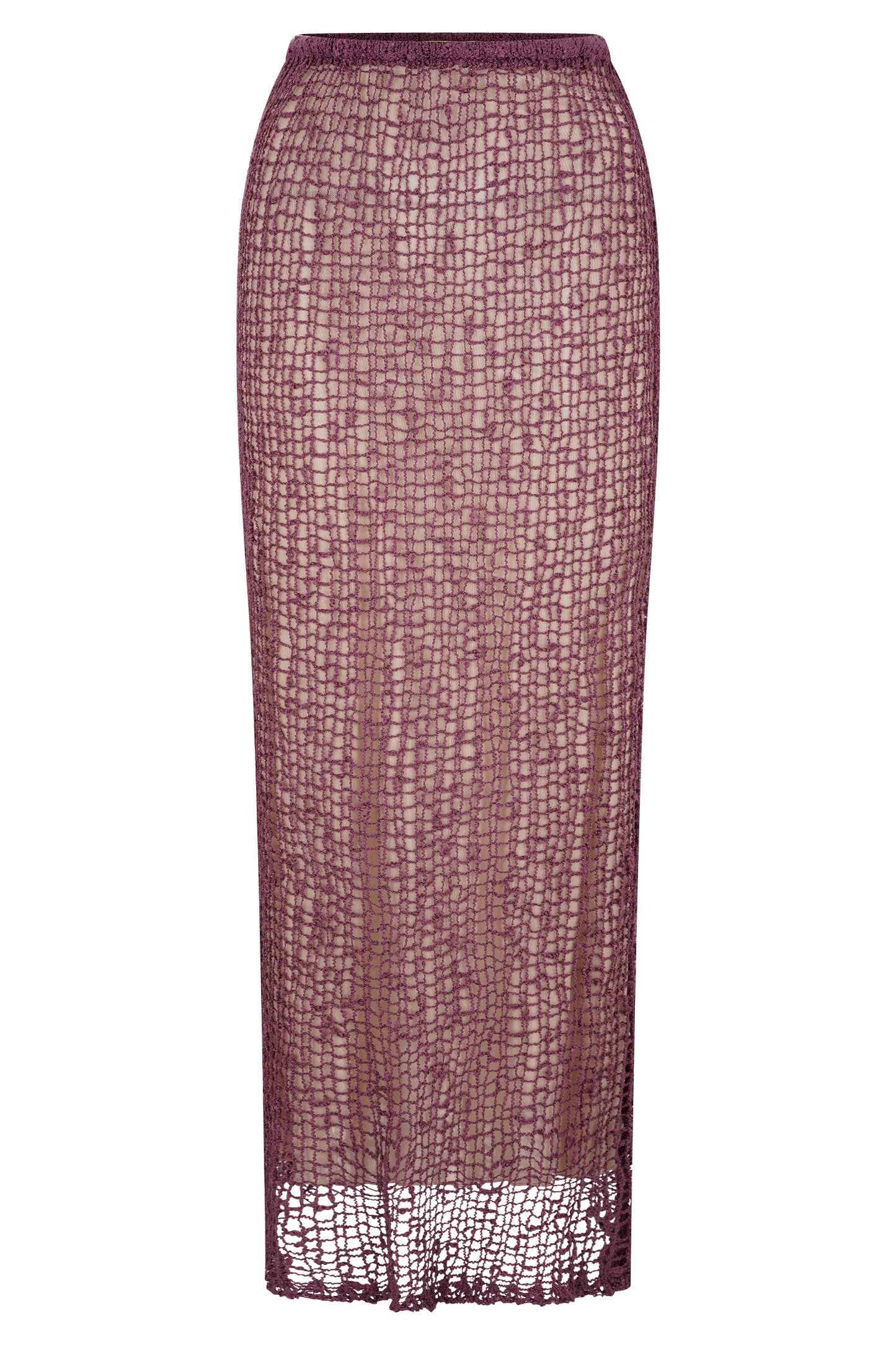 Cordelia Knit Maxi Skirt - Mauve
