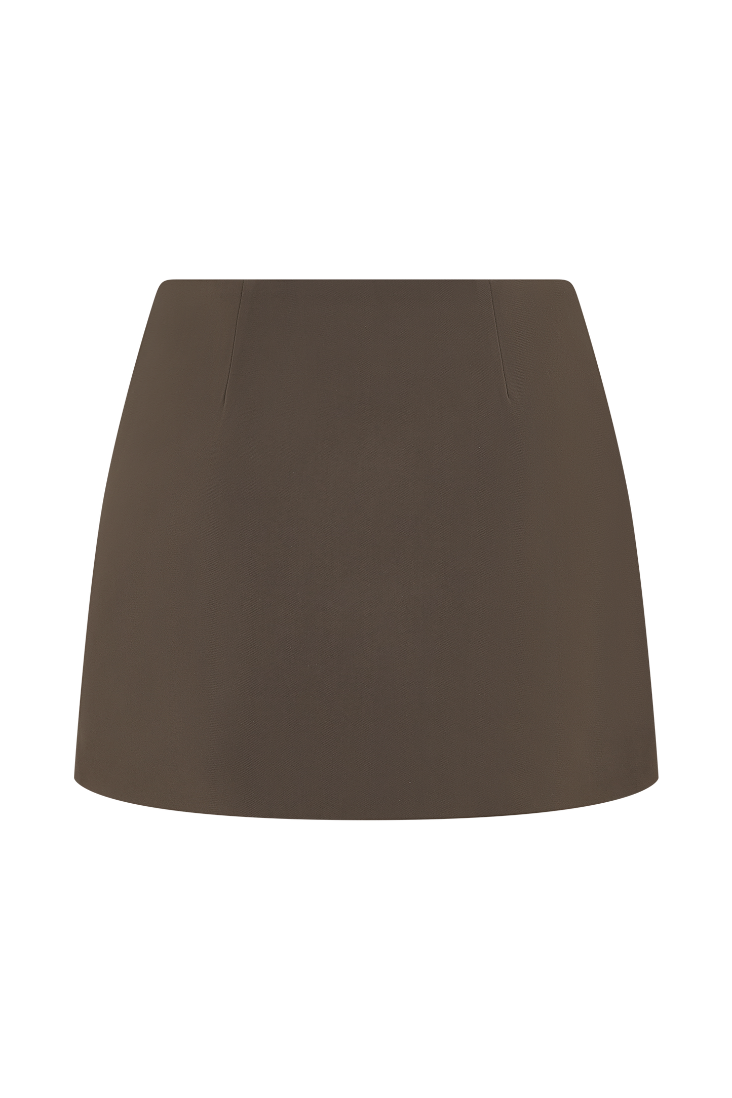 Effy Suiting Mini Skirt - Cacao Brown