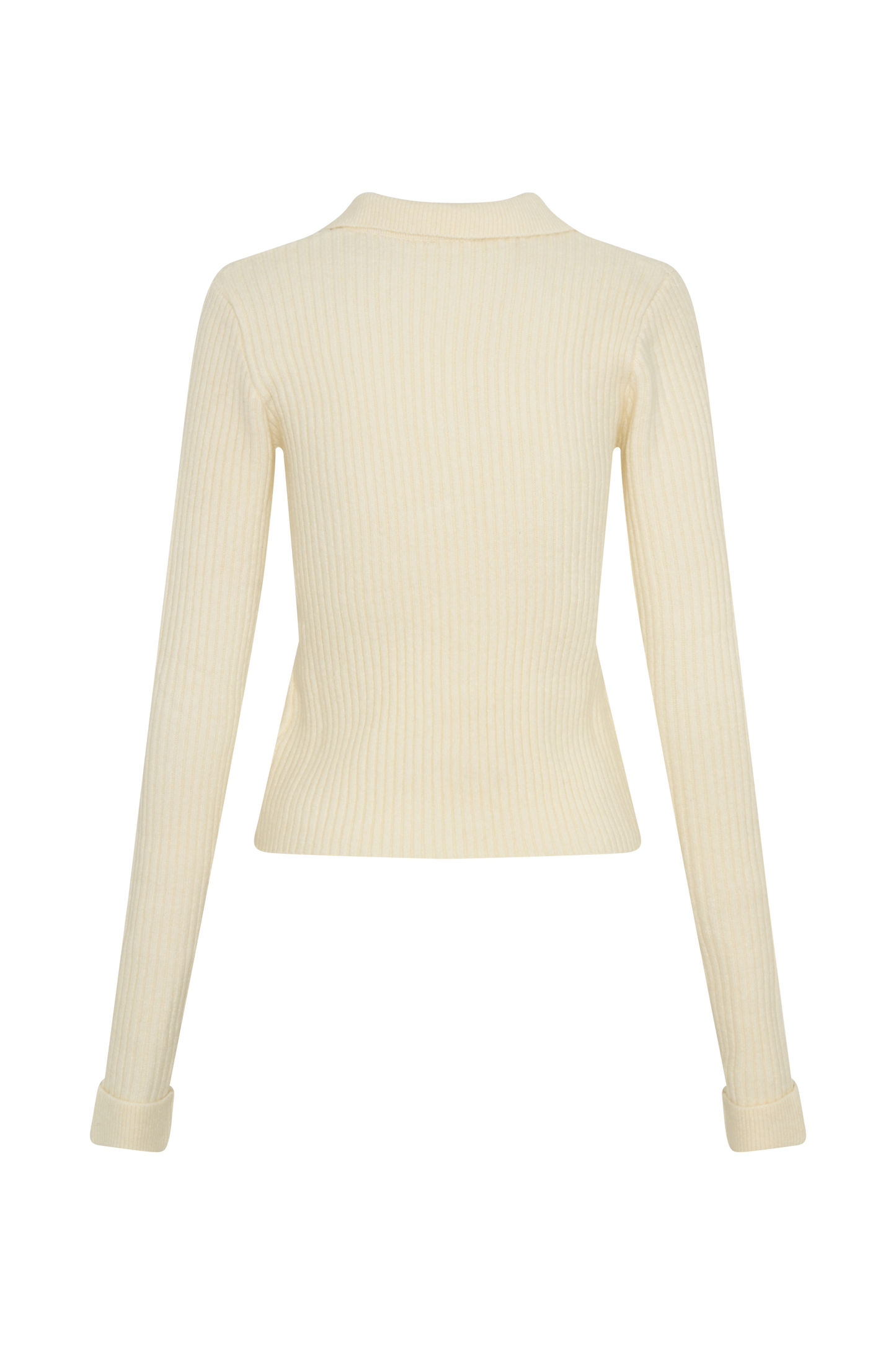 Erin Long Sleeve Button Cardigan - Ivory Marle