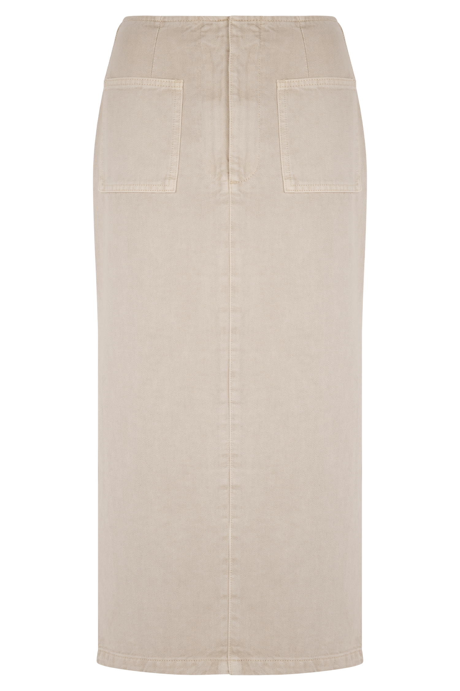 Fallon Denim Midi Skirt - Stone Wash #7