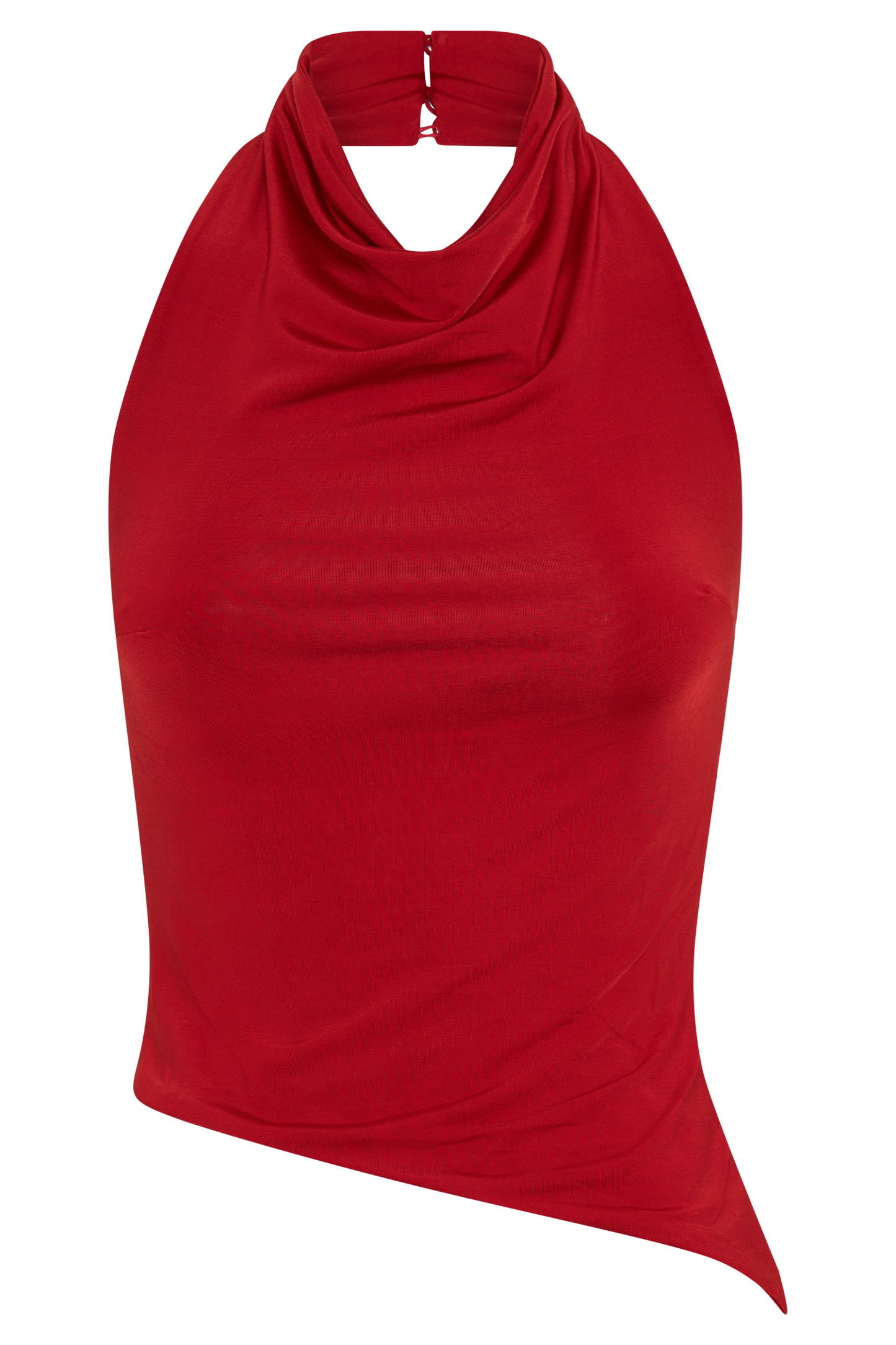 Federica Slinky Halter Neck Top - Red