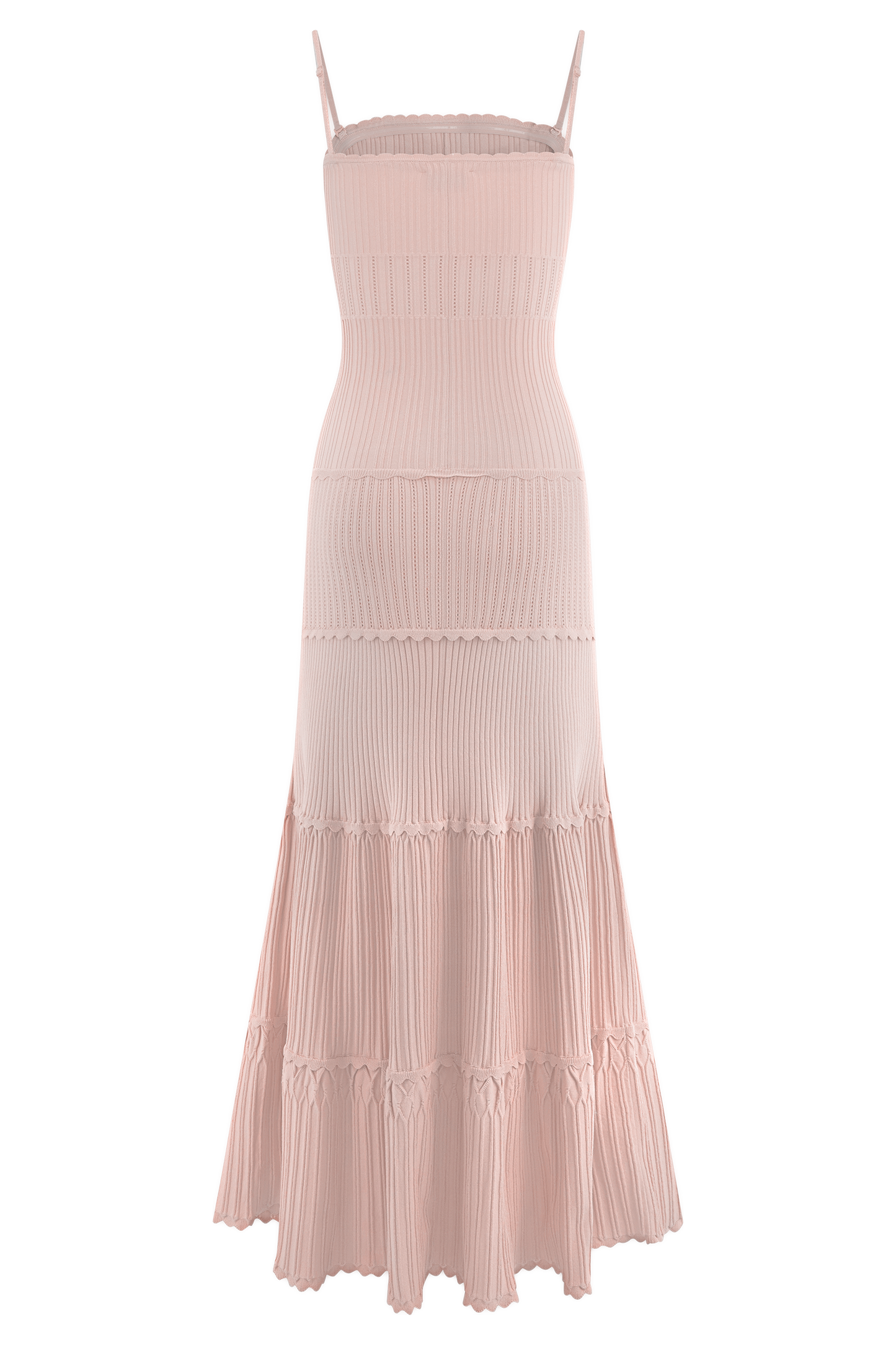 Finley Pointelle Knit Maxi Dress - Baby Pink