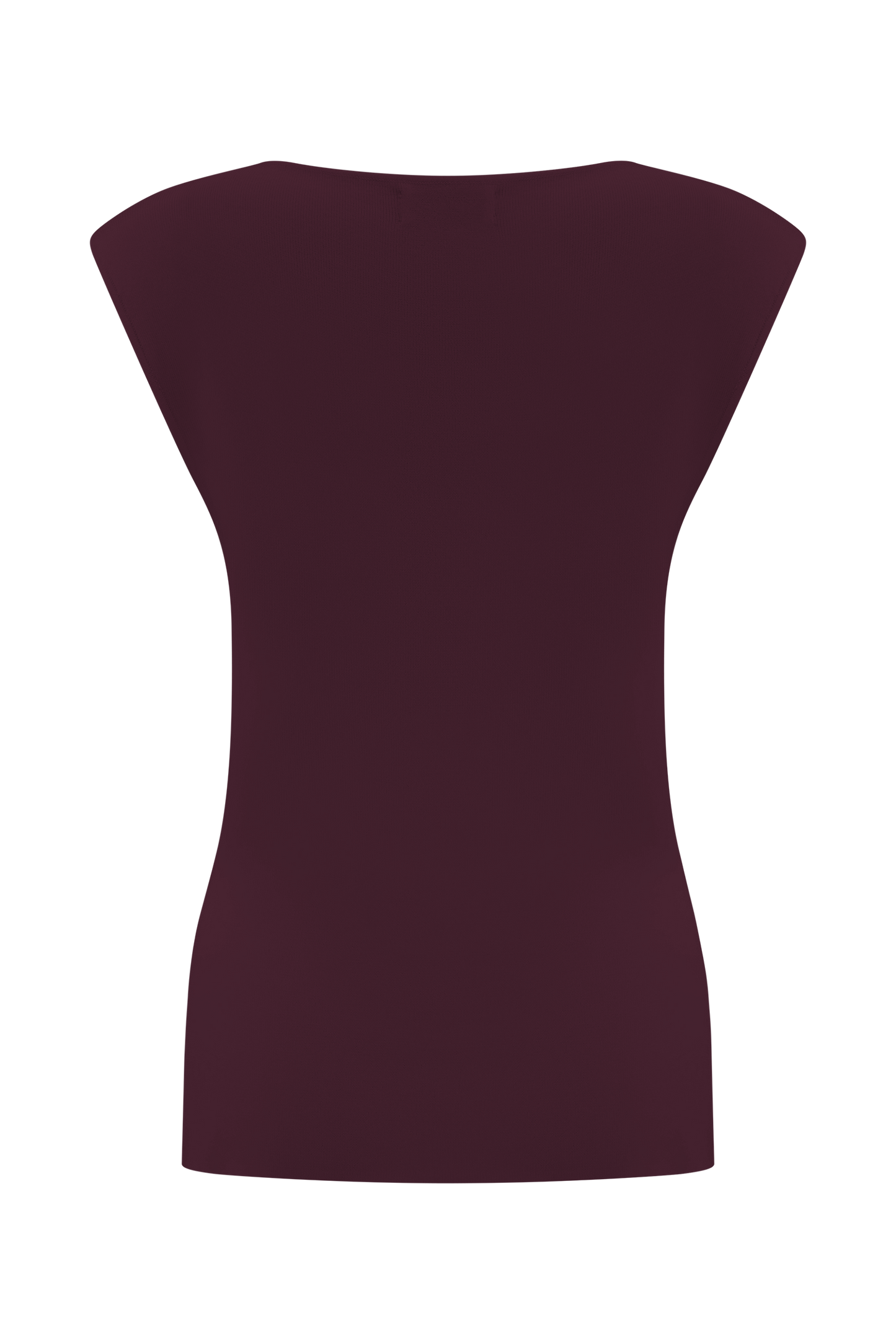 Francisca Cowl Neck Knit Top - Merlot