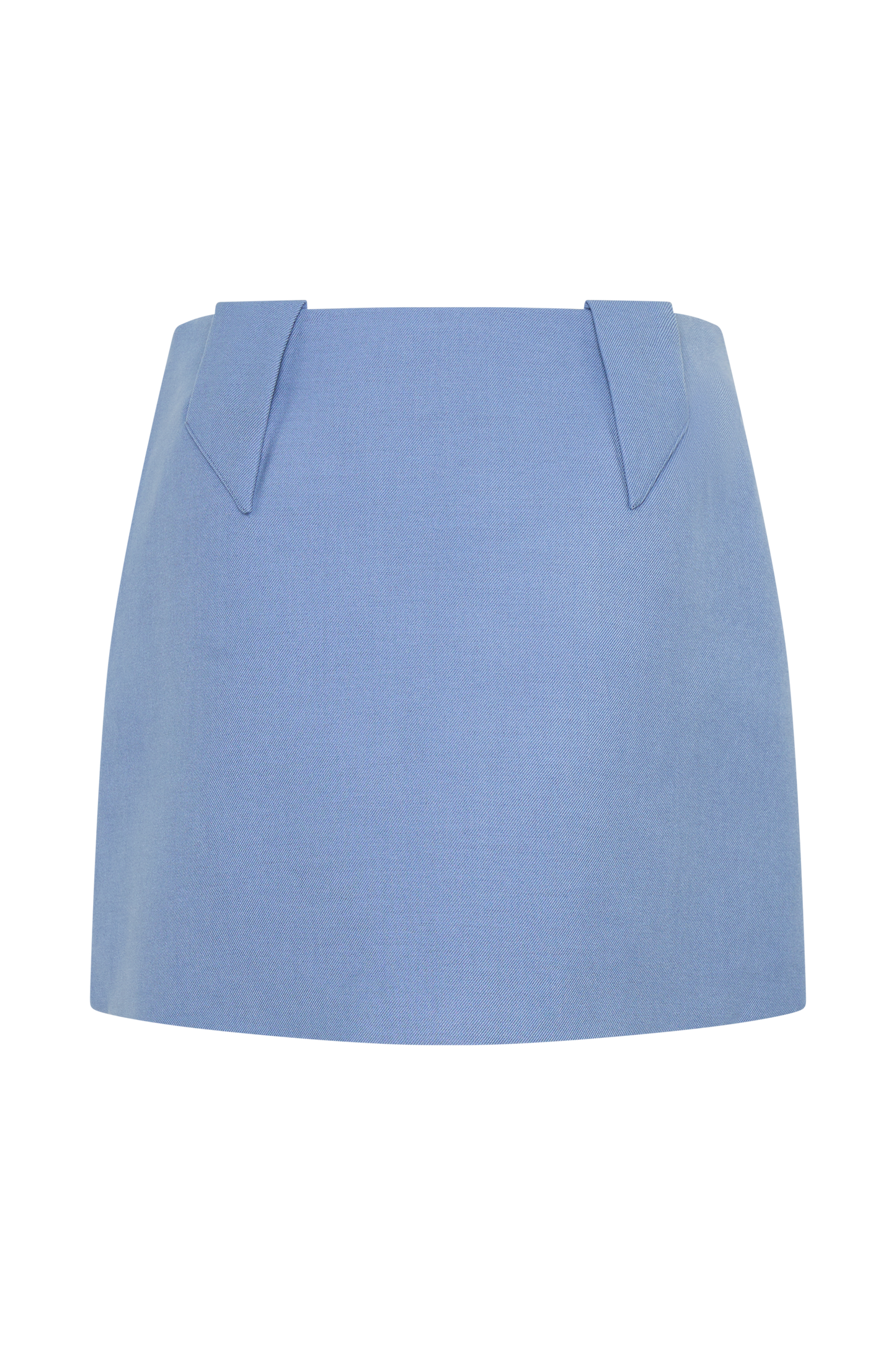 Gina Suiting Mini Skirt - Ocean Blue