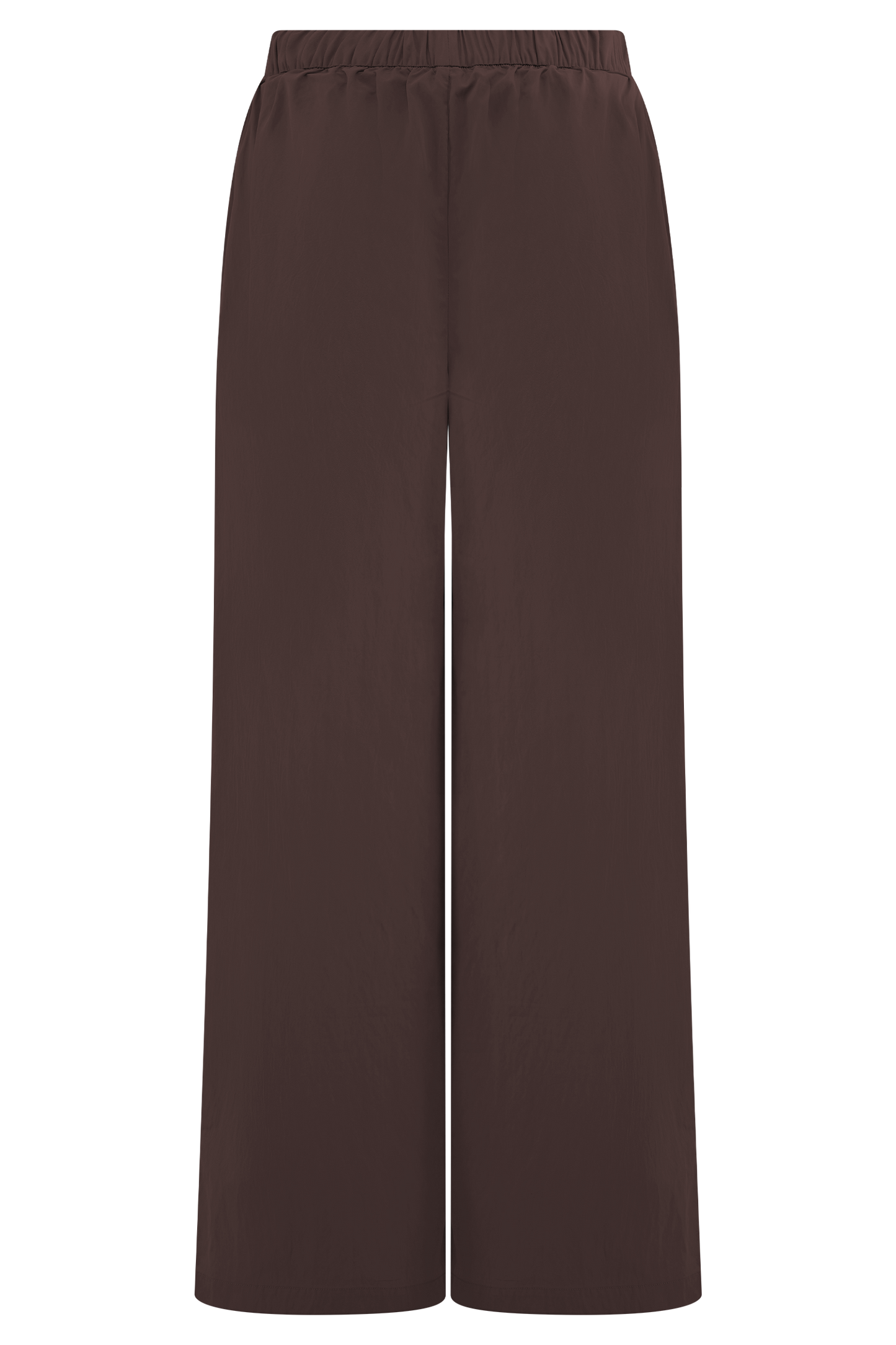 Janayia Cotton Wide Leg Pants - Dark Espresso