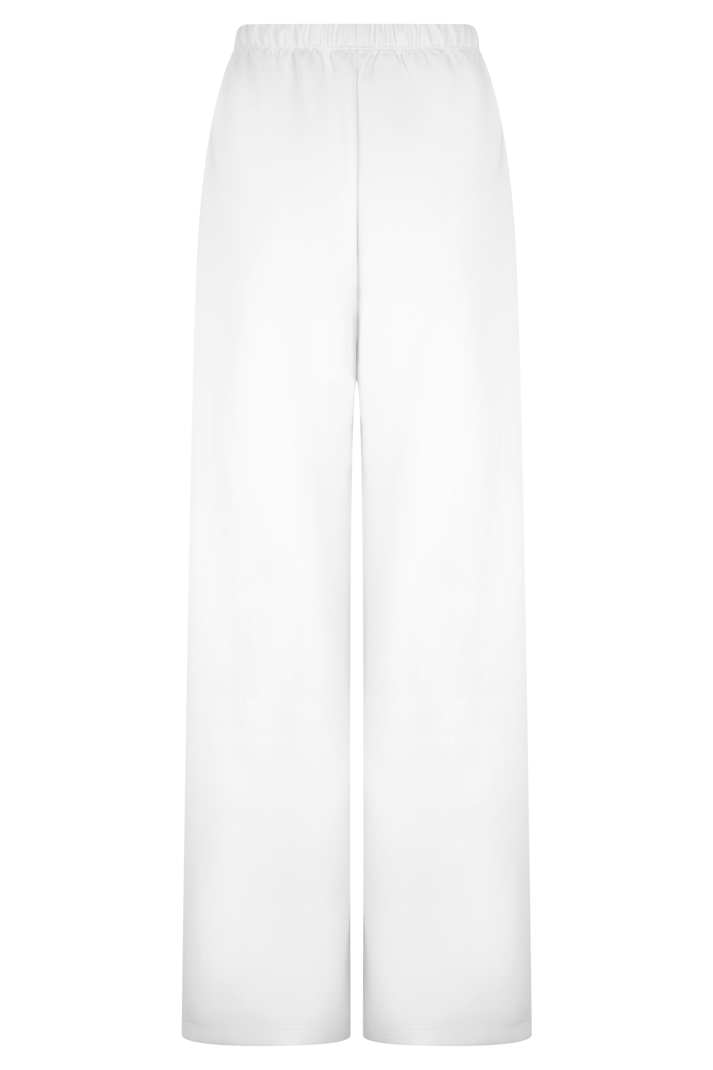 Janayia Cotton Wide Leg Pants - White