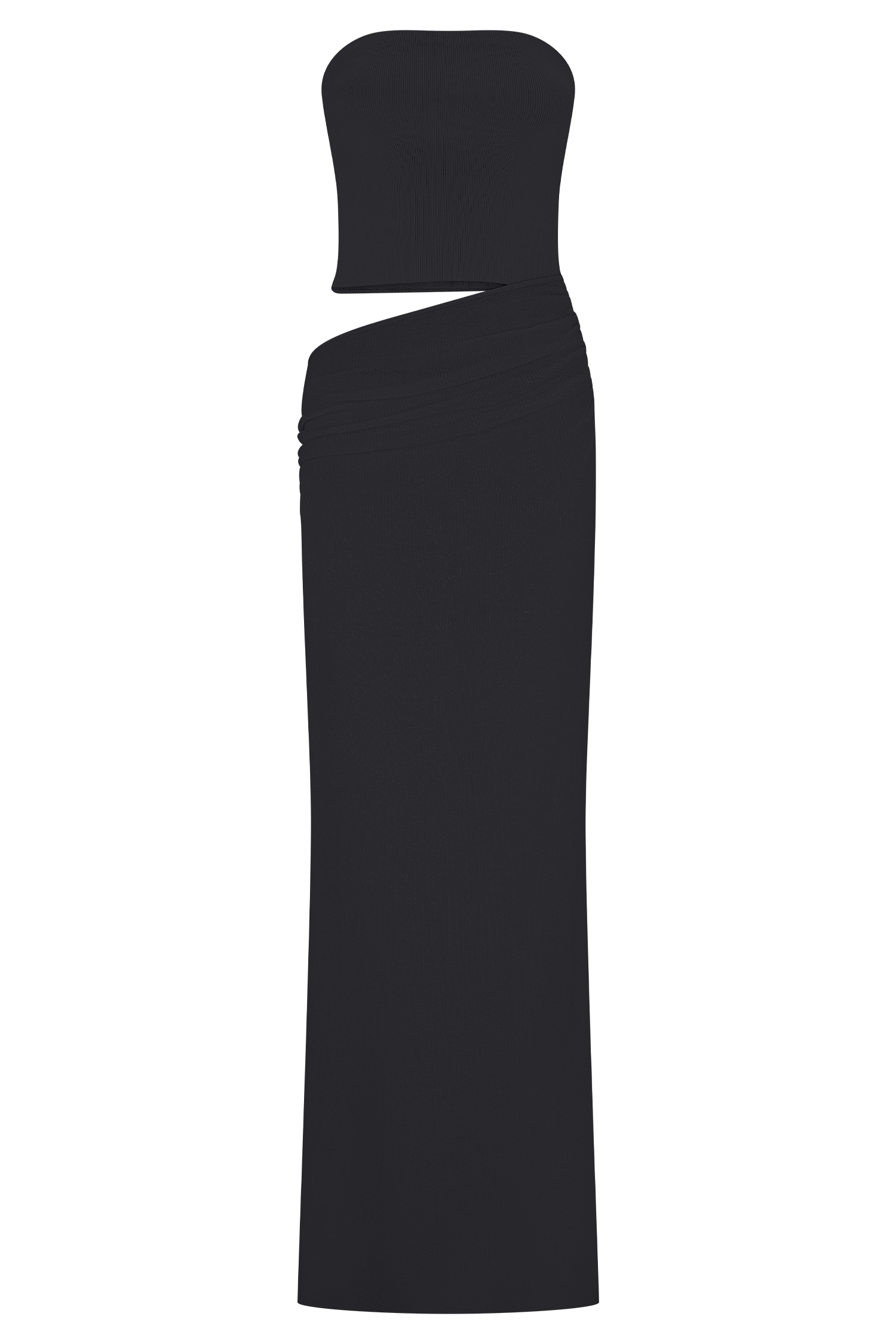 Jasiel Strapless Knit Maxi Dress - Black #9