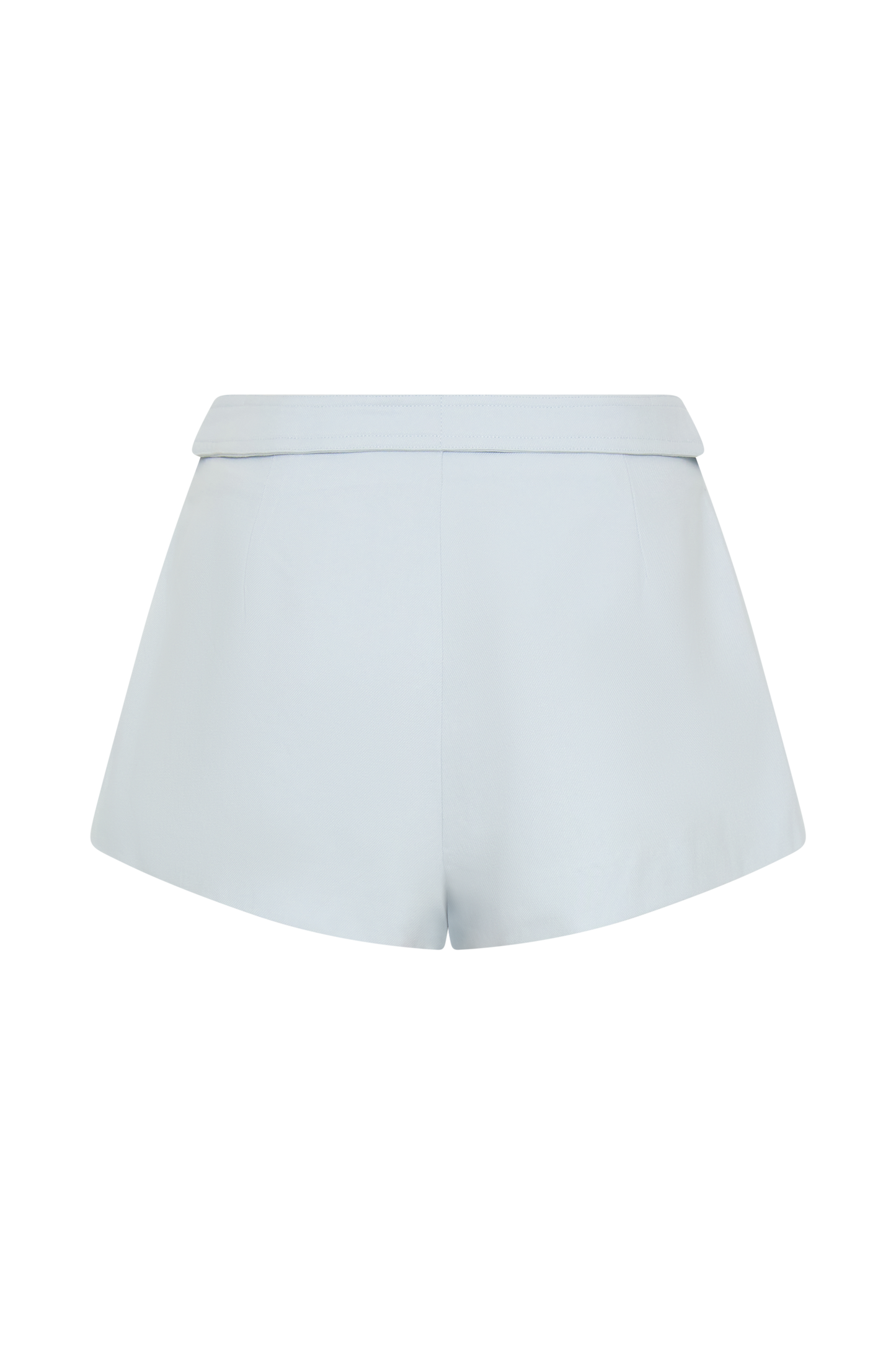 Josephine Cotton Shorts With Waistbands - Ice Blue