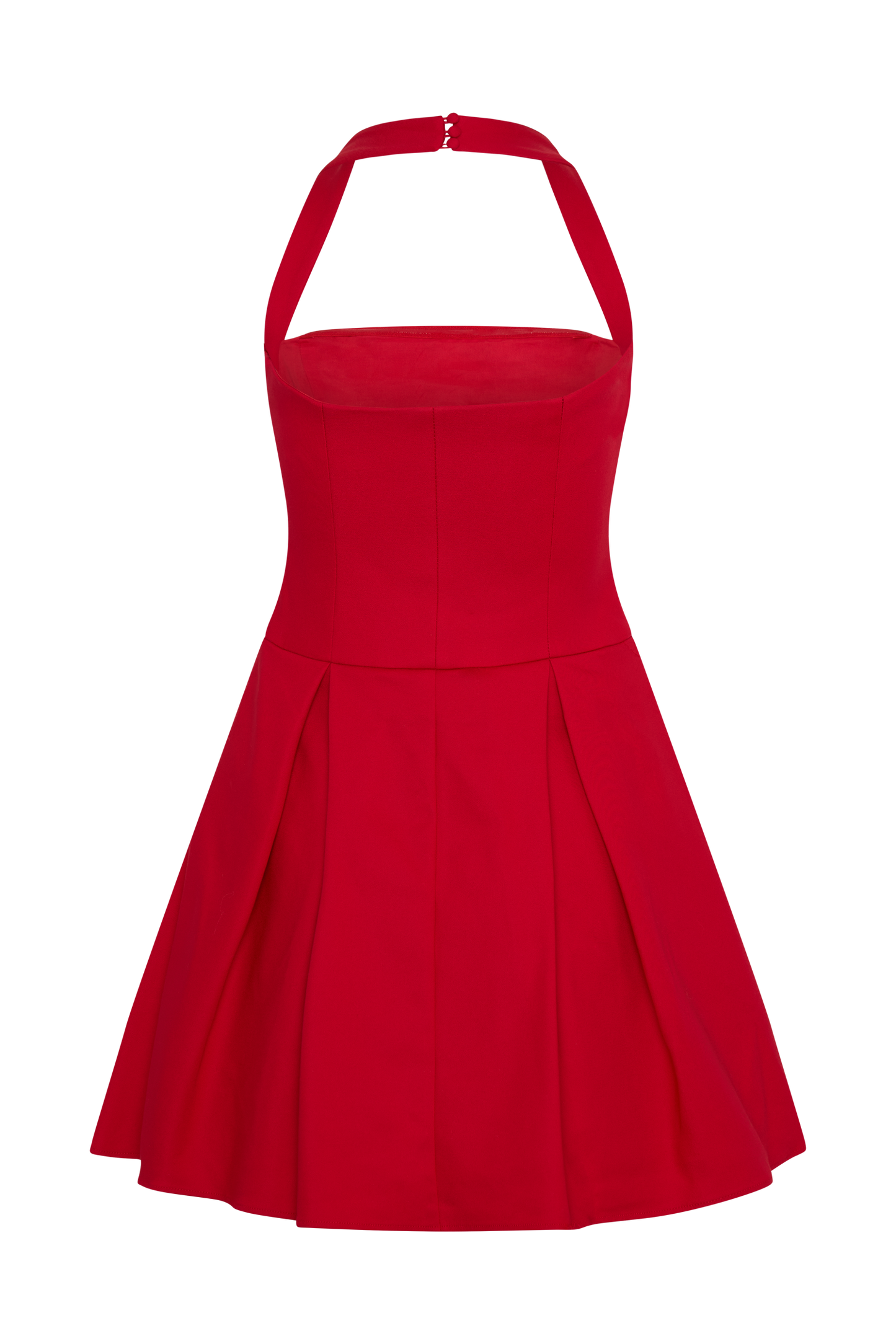 Julia Halter Mini Dress - Red